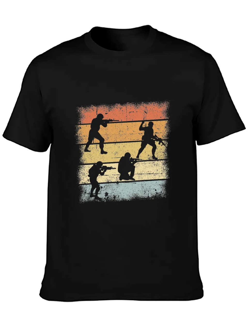 Soldier Retro Relaxed Everyday Tee – Lightweight And Durable Cotton