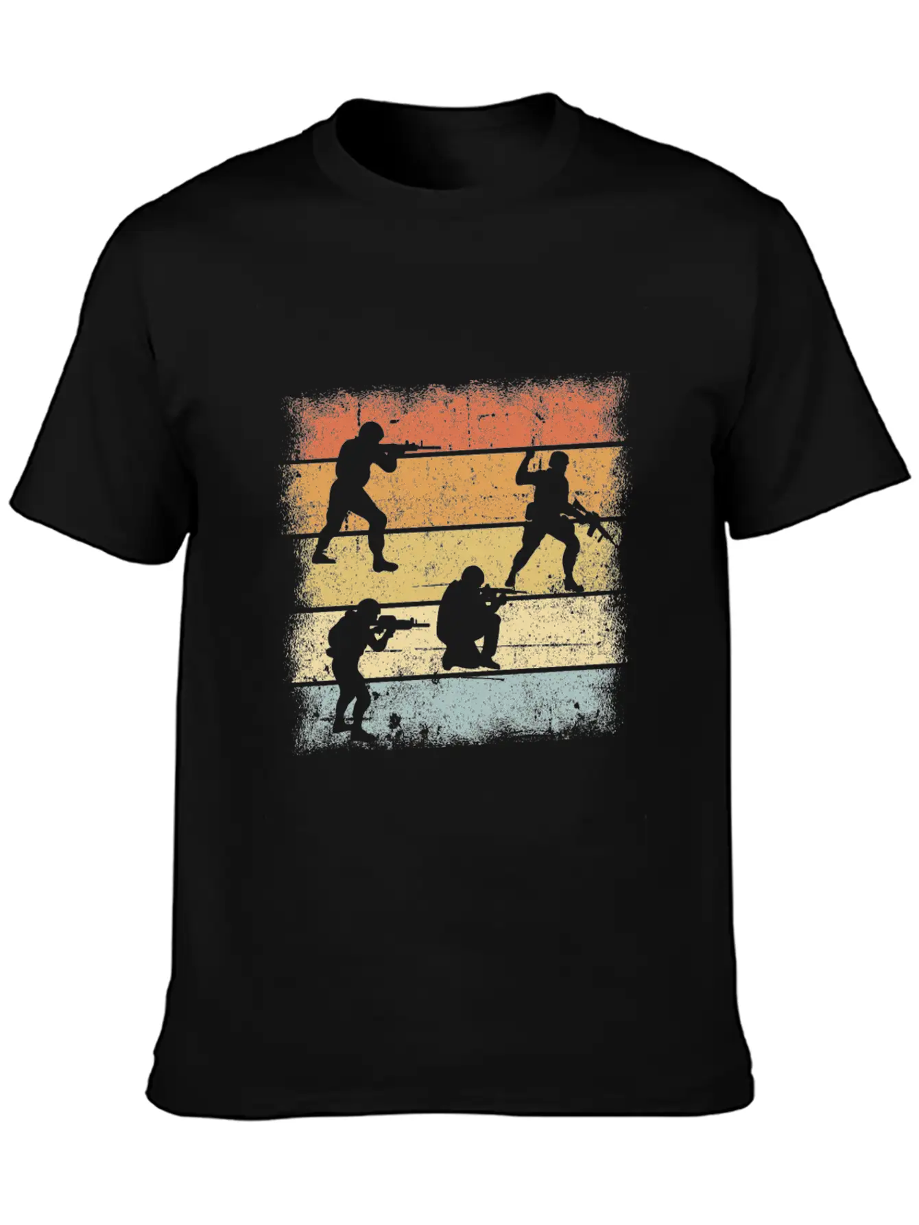 Soldier Retro Relaxed Everyday Tee – Lightweight And Durable Cotton