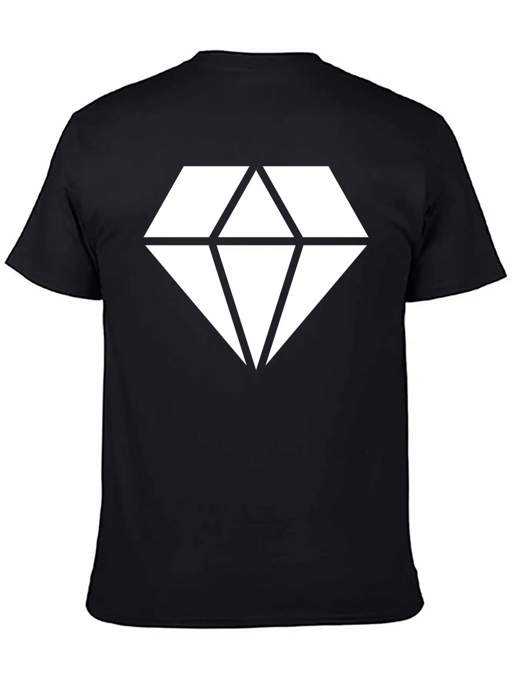 Solid Diamond Classic Cotton Tee – Unisex Comfort For Any Season