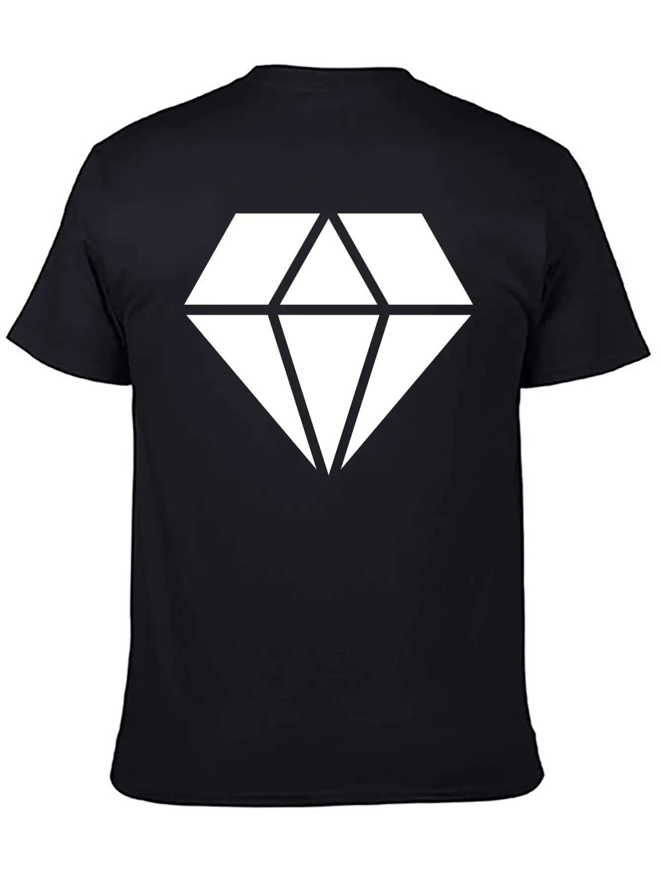 Solid Diamond Classic Cotton Tee – Unisex Comfort For Any Season