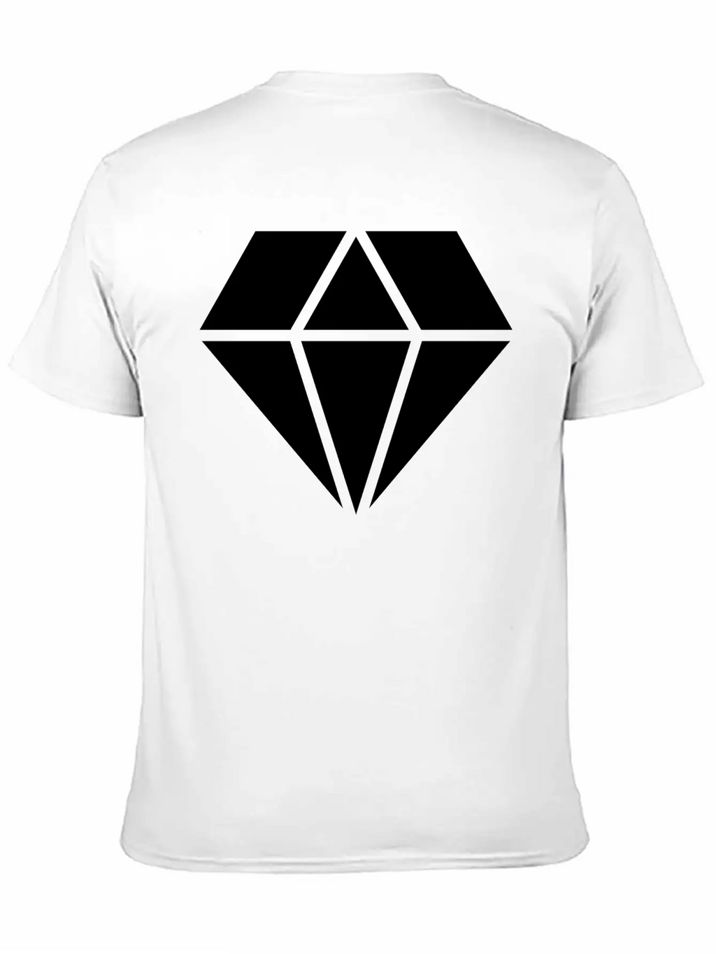 Solid Diamond Classic Cotton Tee – Unisex Comfort For Any Season