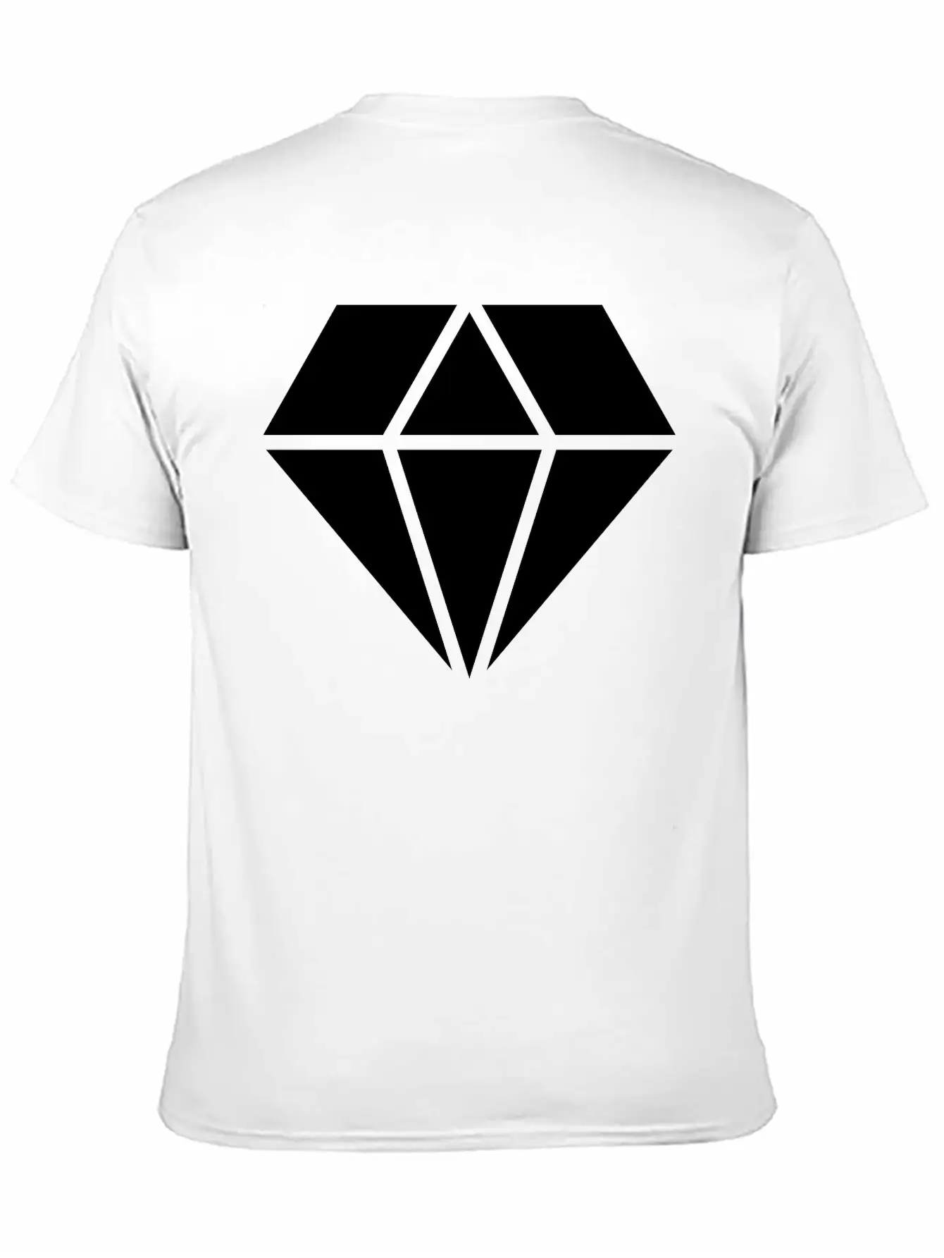 Solid Diamond Classic Cotton Tee – Unisex Comfort For Any Season