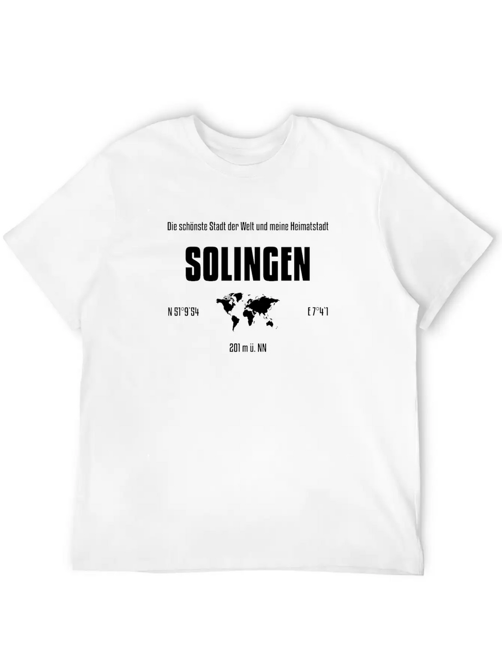 Solingen's Most Beautiful City In The World Essential Cotton Tee For Daily Outfits – Unisex Style