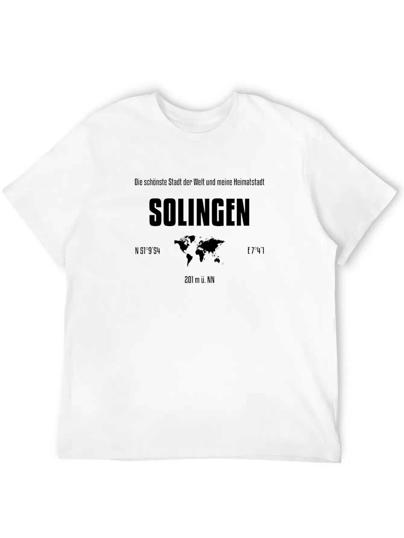 Solingen's Most Beautiful City In The World Essential Cotton Tee For Daily Outfits – Unisex Style