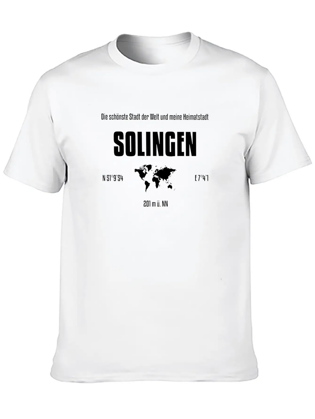 Solingen's Most Beautiful City In The World Essential Cotton Tee For Daily Outfits – Unisex Style