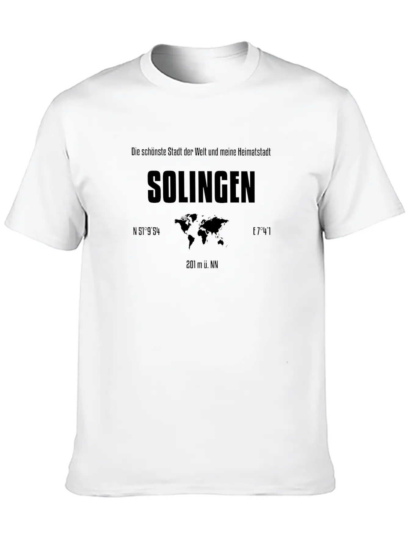 Solingen's Most Beautiful City In The World Essential Cotton Tee For Daily Outfits – Unisex Style