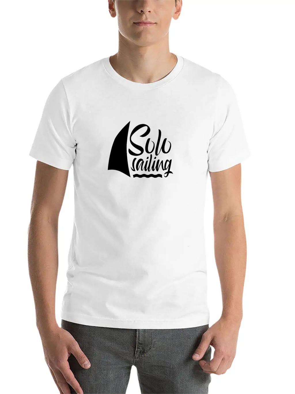 Solo Sailing Sail Sailor Single Handed Breathable Graphic T-Shirt – Perfect For Casual Days