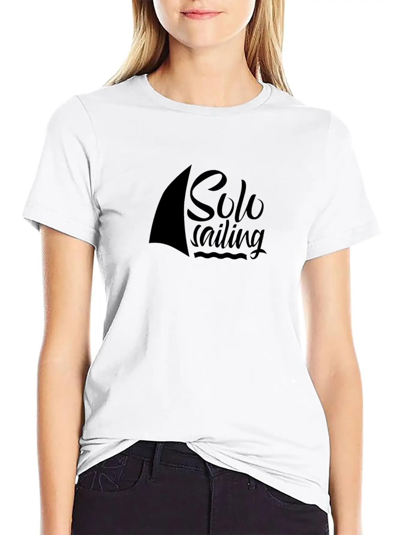 Solo Sailing Sail Sailor Single Handed Breathable Graphic T-Shirt – Perfect For Casual Days