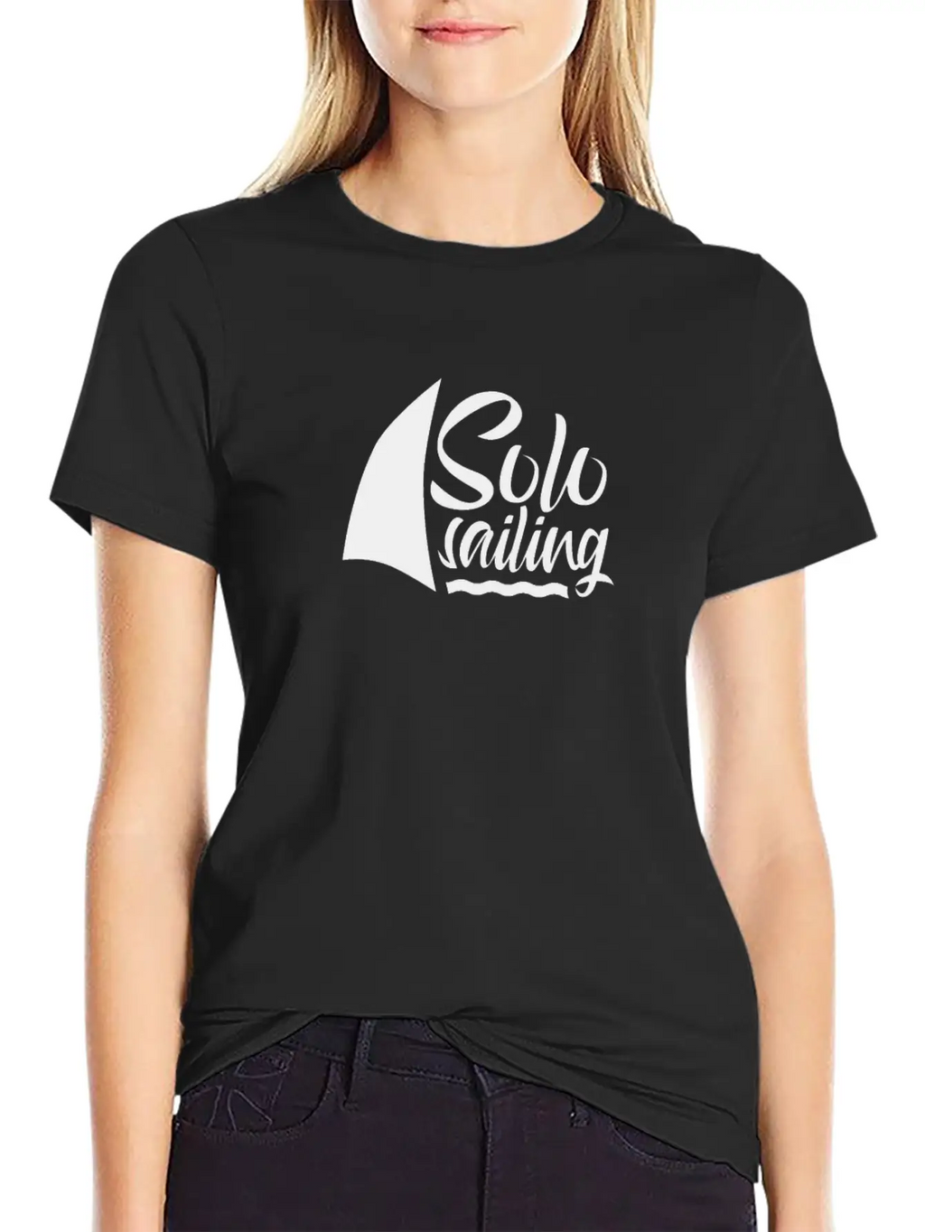 Solo Sailing Sail Sailor Single Handed Breathable Graphic T-Shirt – Perfect For Casual Days