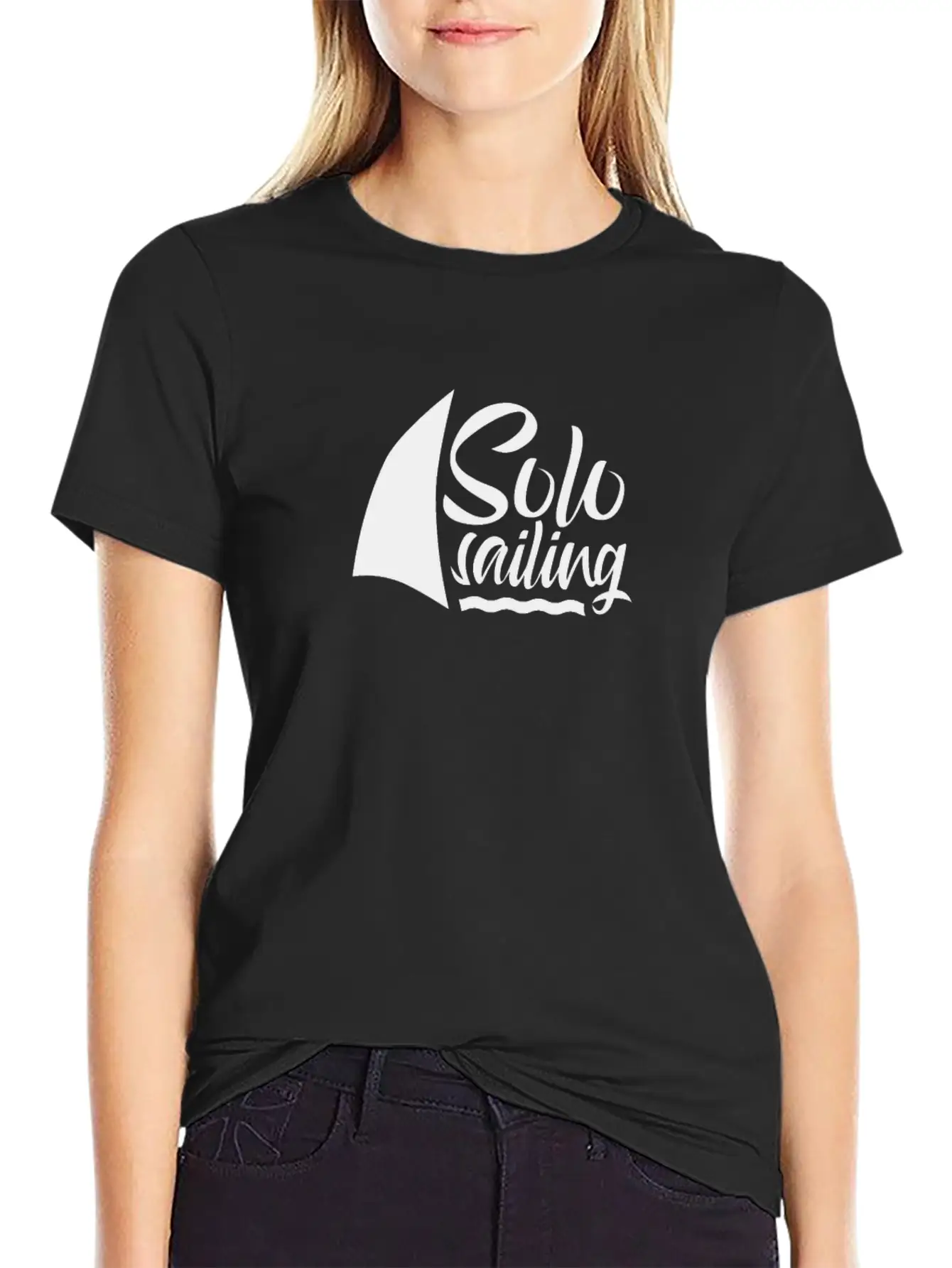 Solo Sailing Sail Sailor Single Handed Breathable Graphic T-Shirt – Perfect For Casual Days