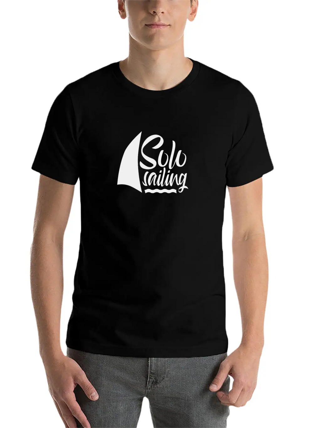 Solo Sailing Sail Sailor Single Handed Breathable Graphic T-Shirt – Perfect For Casual Days