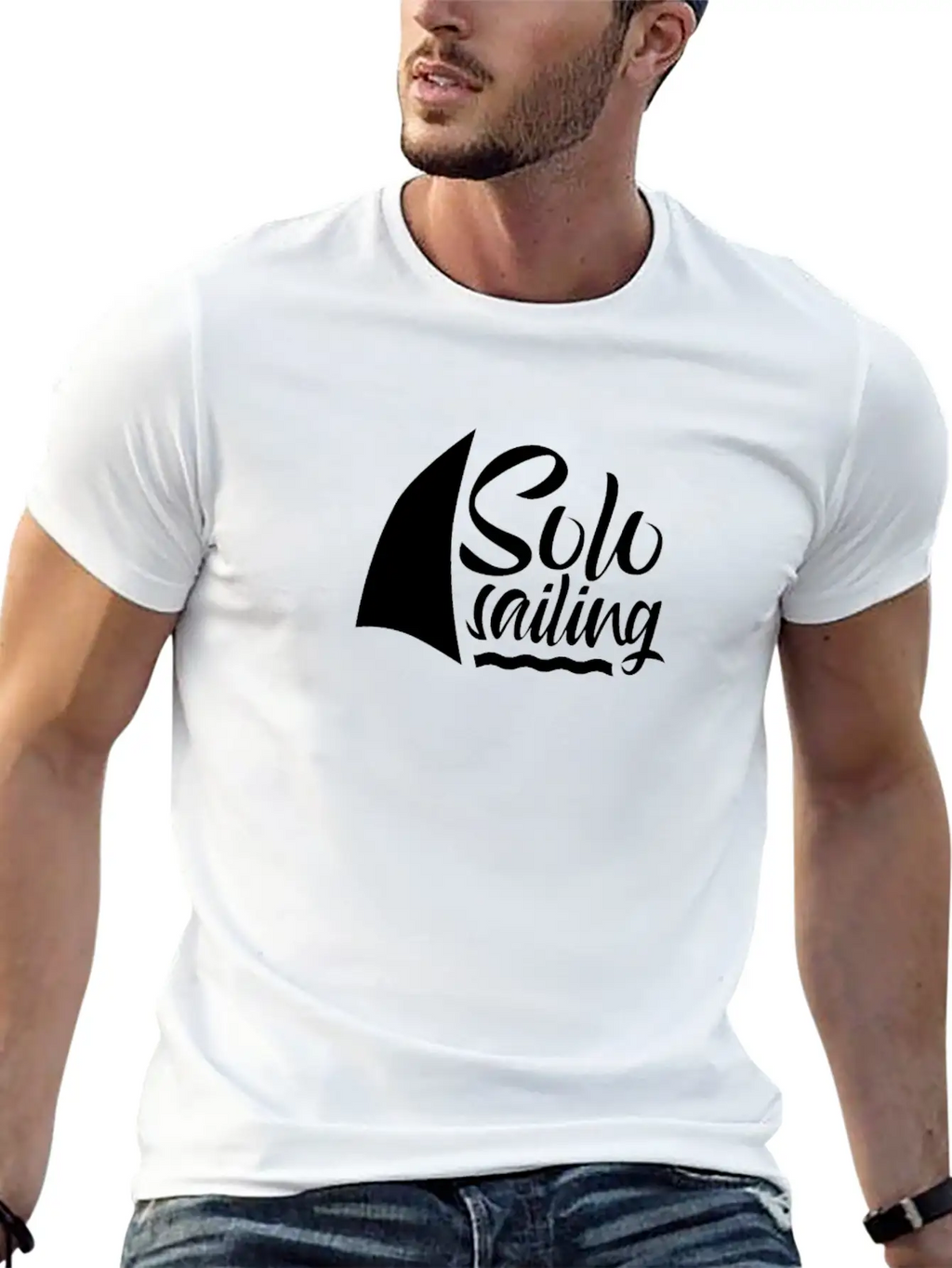 Solo Sailing Sail Sailor Single Handed Breathable Graphic T-Shirt – Perfect For Casual Days
