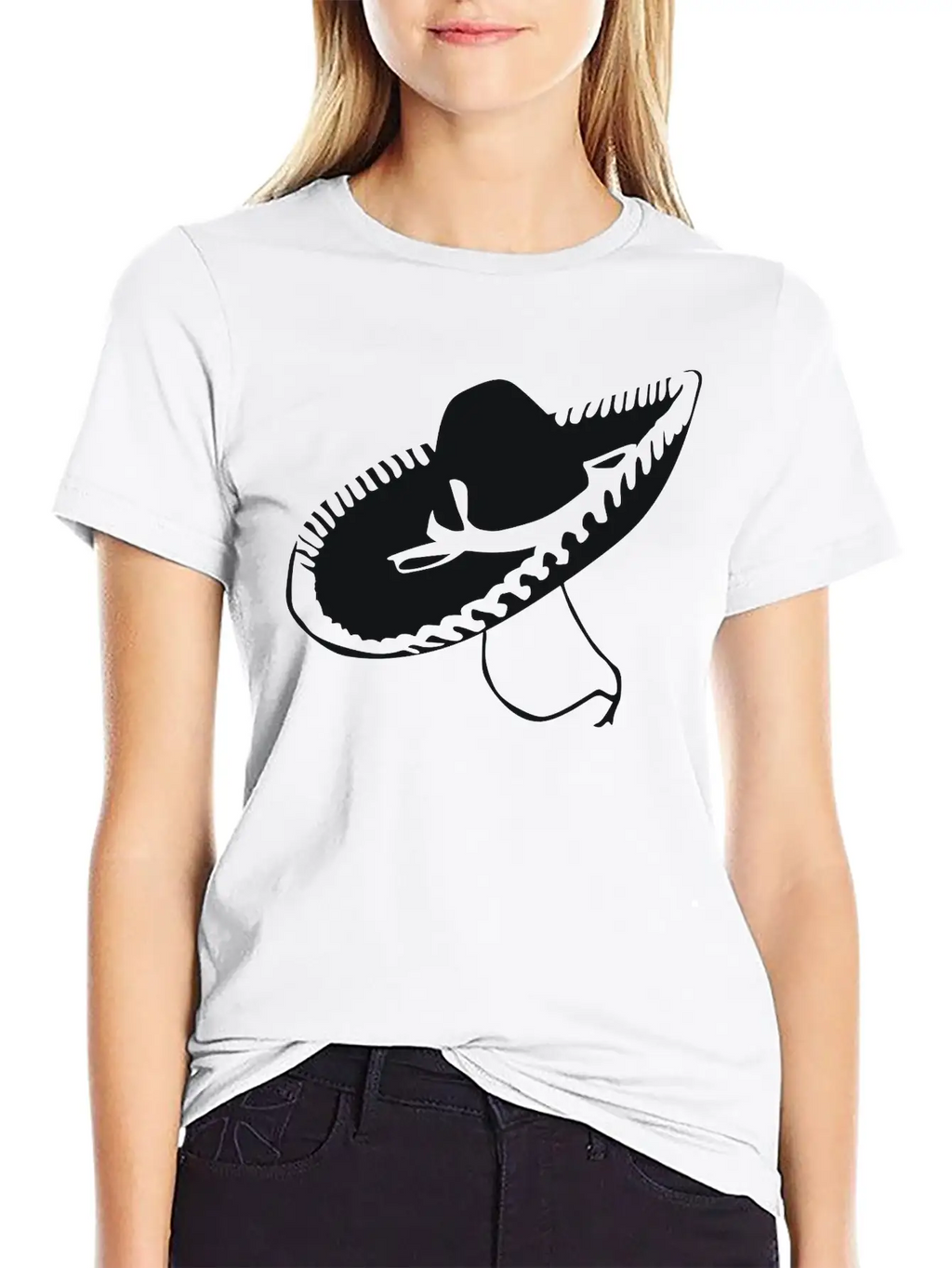 Sombrero Essential Cotton Tee For Daily Outfits – Unisex Style