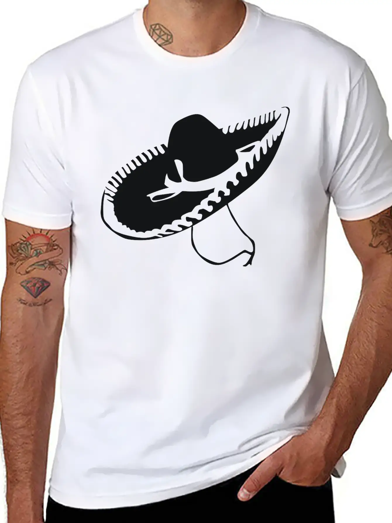 Sombrero Essential Cotton Tee For Daily Outfits – Unisex Style