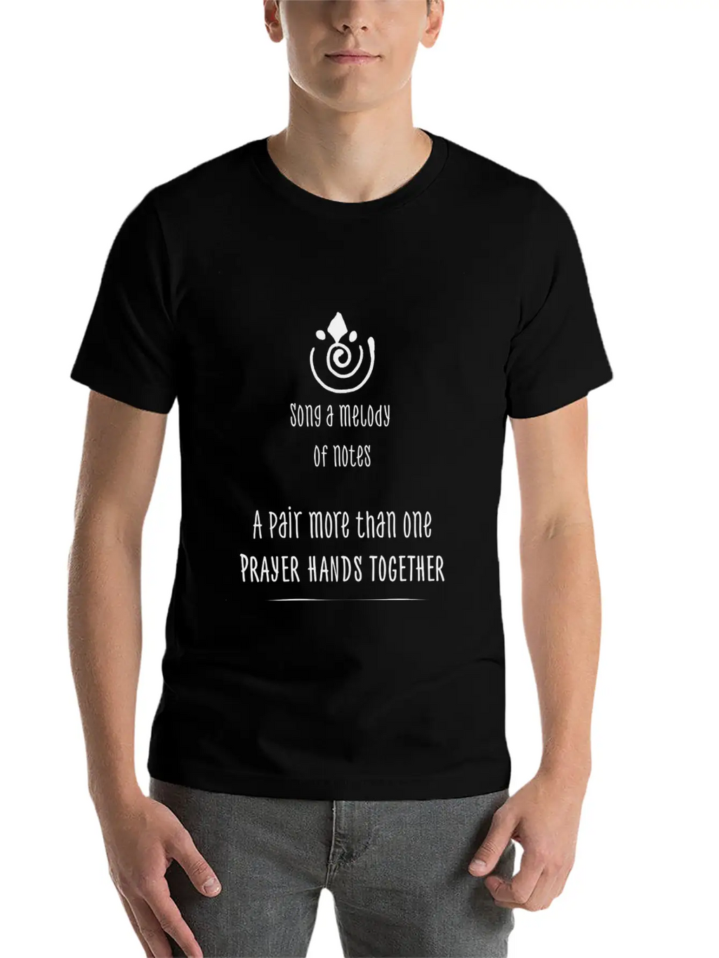 Song A Melody - Created By David And Sabina Breathable Soft Cotton T-Shirt – Timeless Casual Look