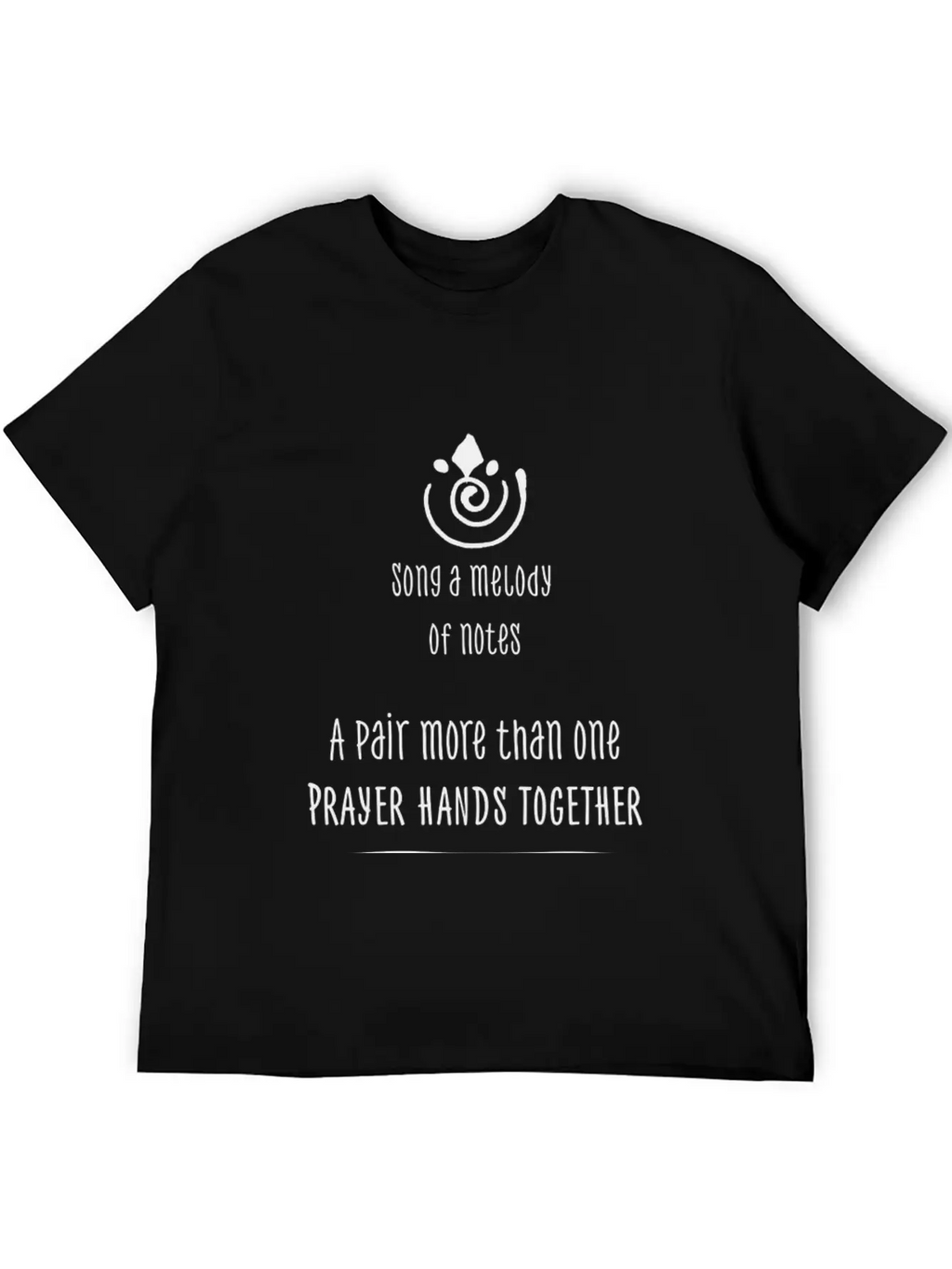 Song A Melody - Created By David And Sabina Breathable Soft Cotton T-Shirt – Timeless Casual Look