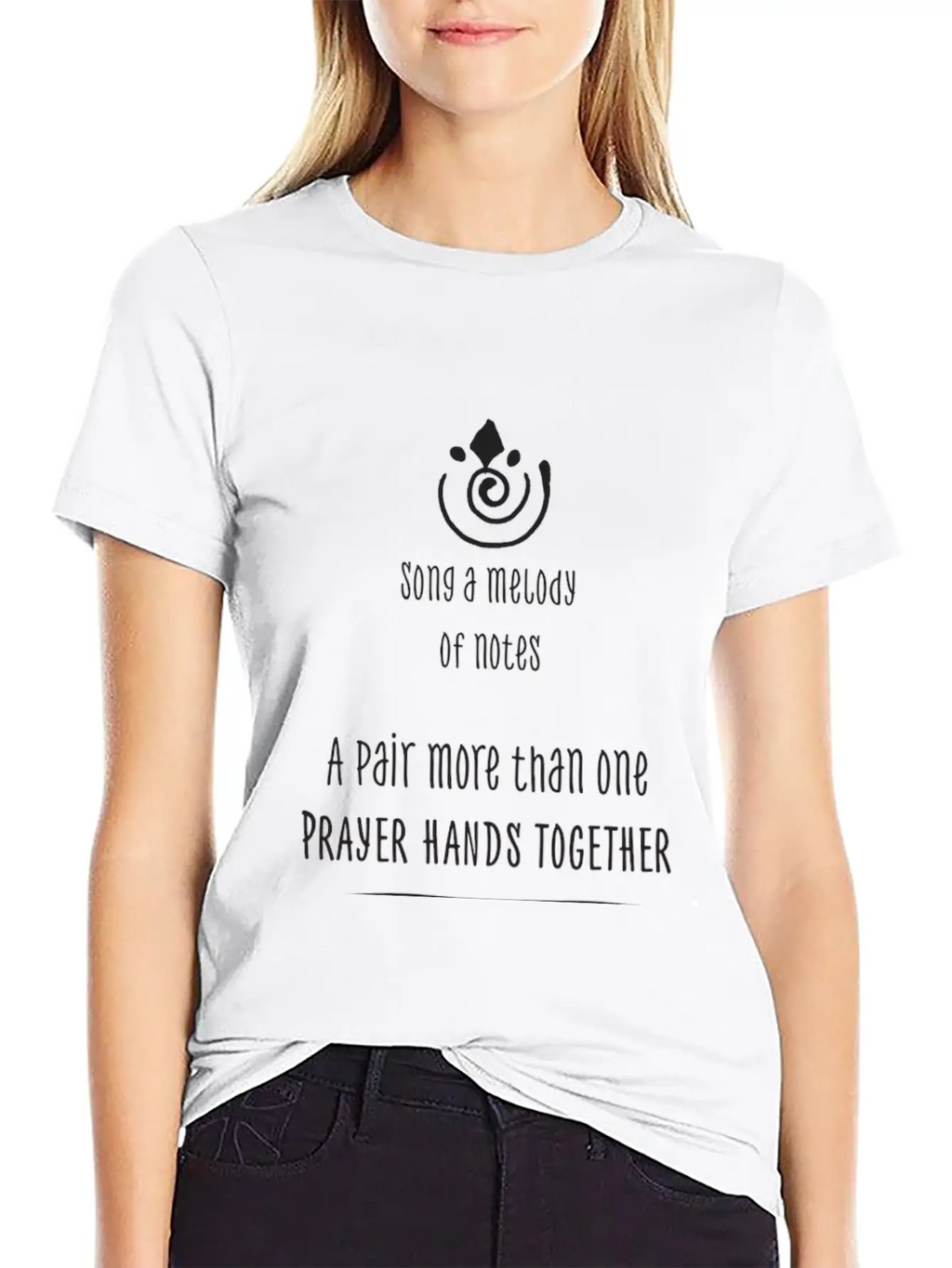 Song A Melody - Created By David And Sabina Breathable Soft Cotton T-Shirt – Timeless Casual Look