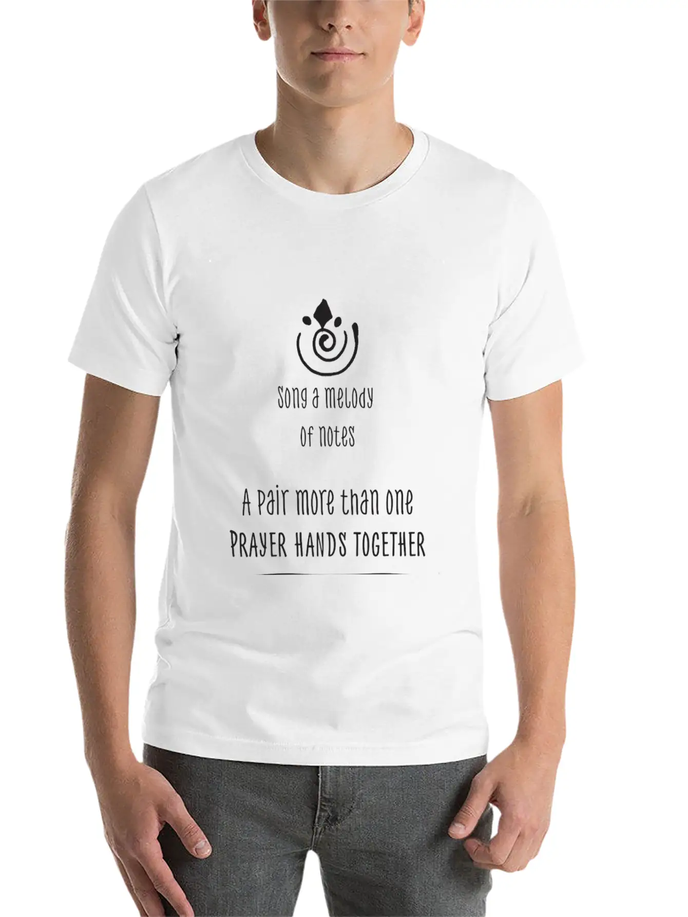 Song A Melody - Created By David And Sabina Breathable Soft Cotton T-Shirt – Timeless Casual Look