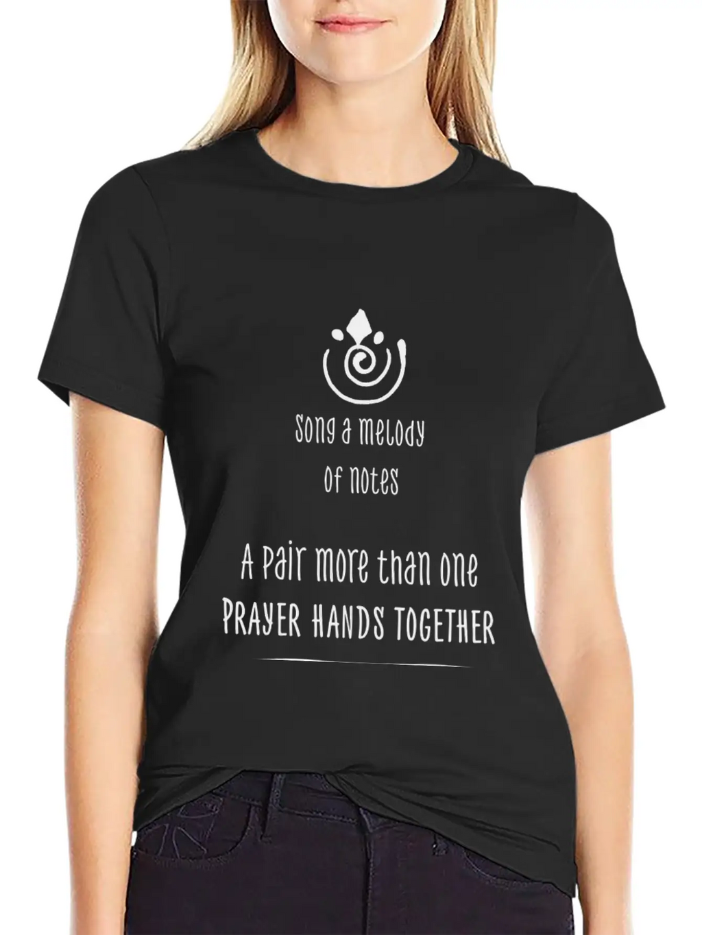 Song A Melody - Created By David And Sabina Breathable Soft Cotton T-Shirt – Timeless Casual Look