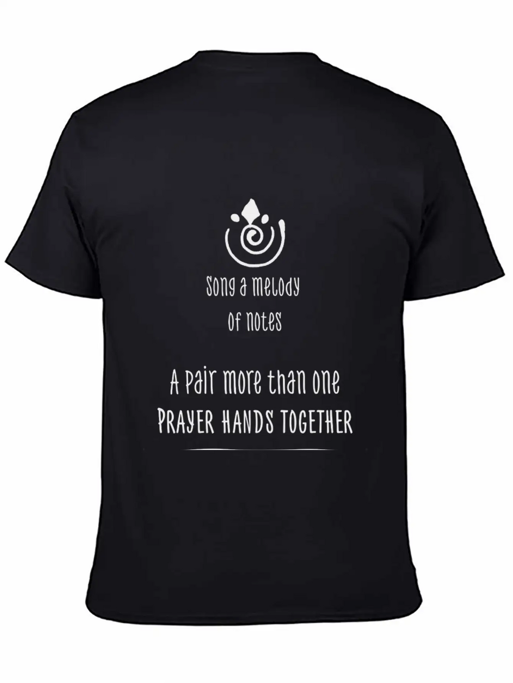 Song A Melody - Created By David And Sabina Breathable Soft Cotton T-Shirt – Timeless Casual Look