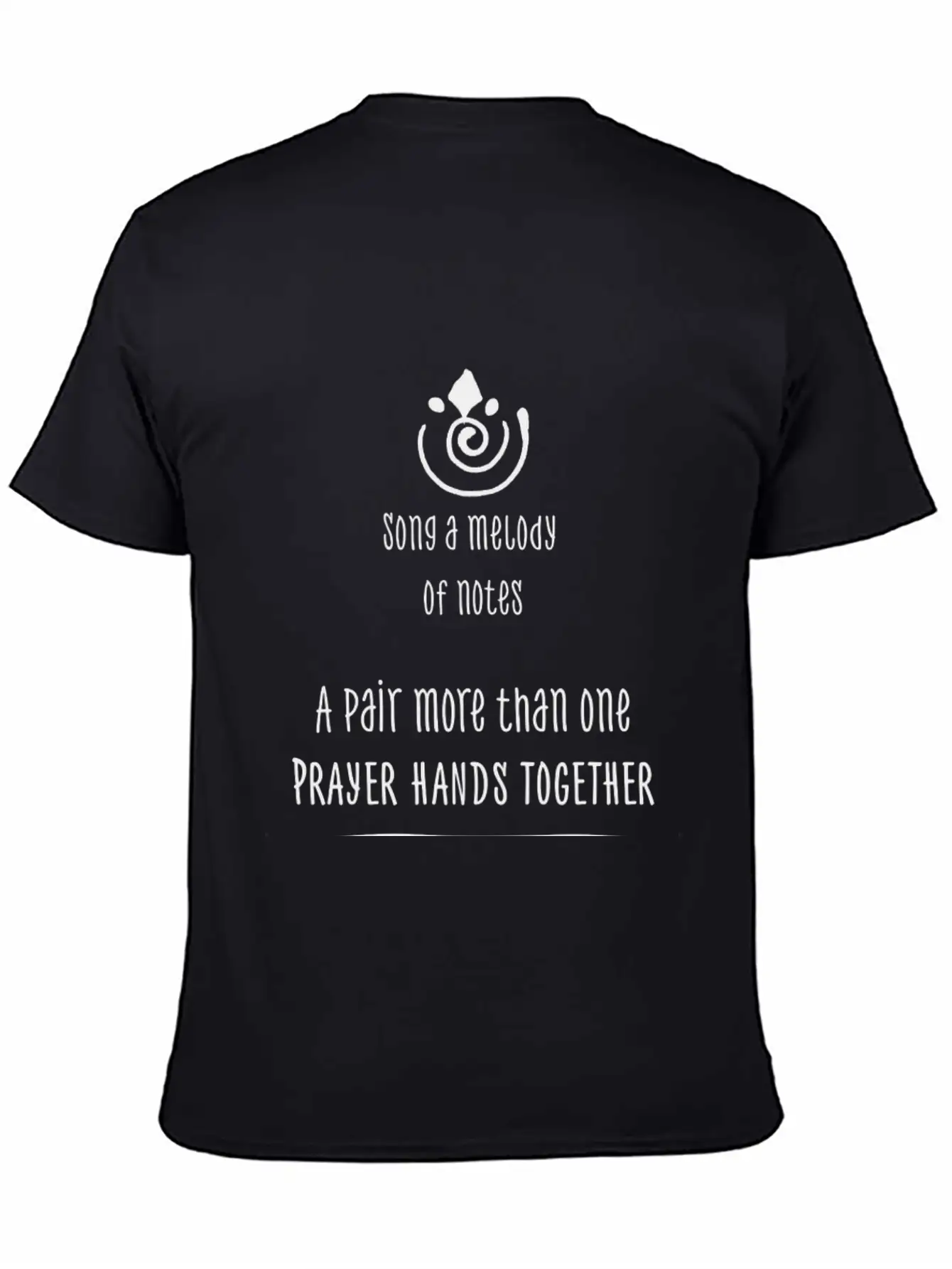 Song A Melody - Created By David And Sabina Breathable Soft Cotton T-Shirt – Timeless Casual Look