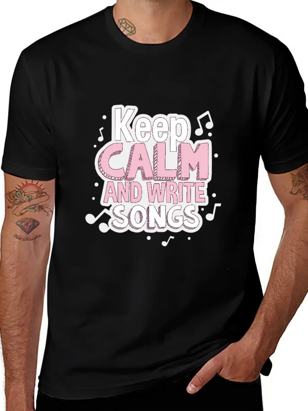 Songwriter Musician Singer Singing Breathable Soft Cotton T-Shirt – Timeless Casual Look