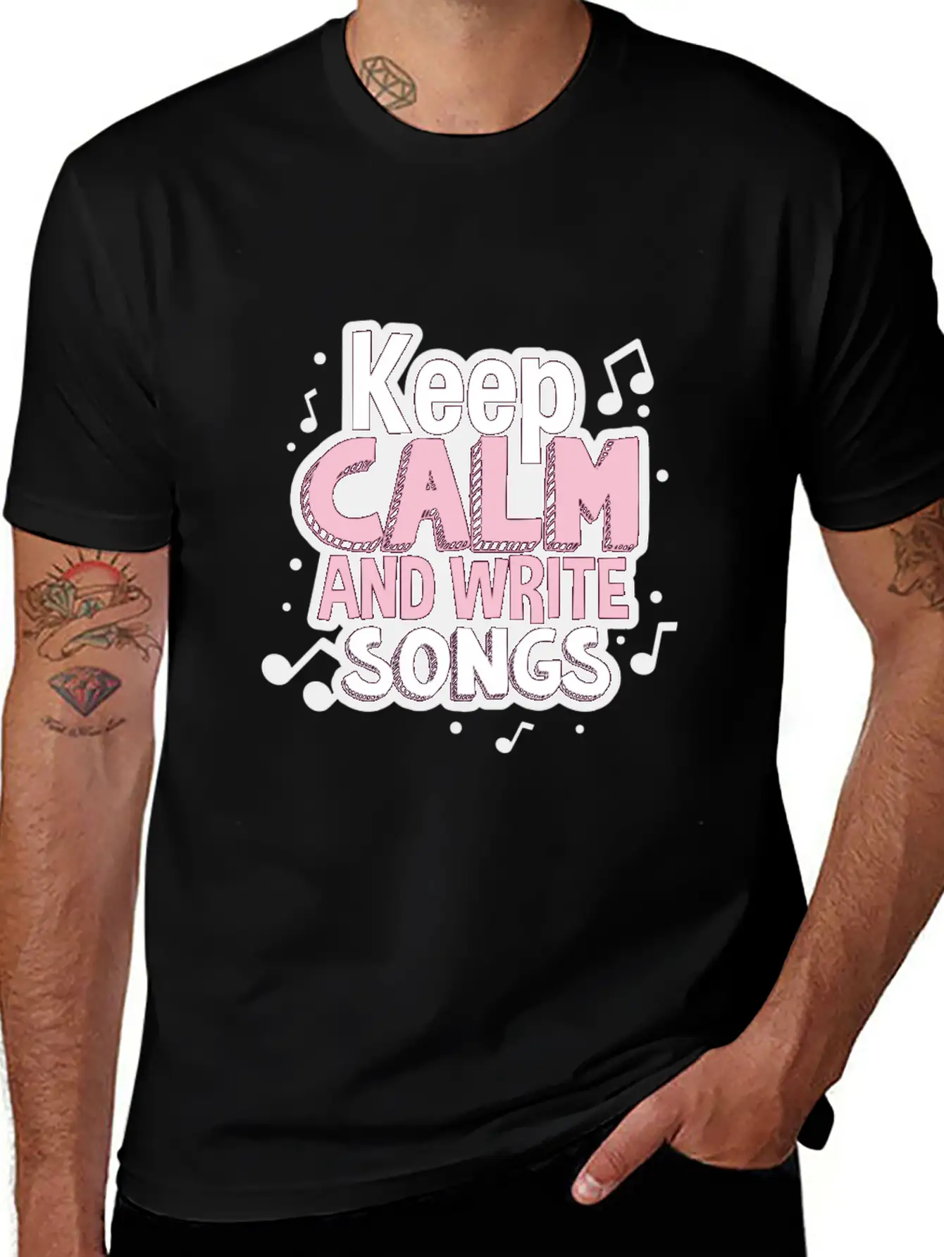 Songwriter Musician Singer Singing Breathable Soft Cotton T-Shirt – Timeless Casual Look