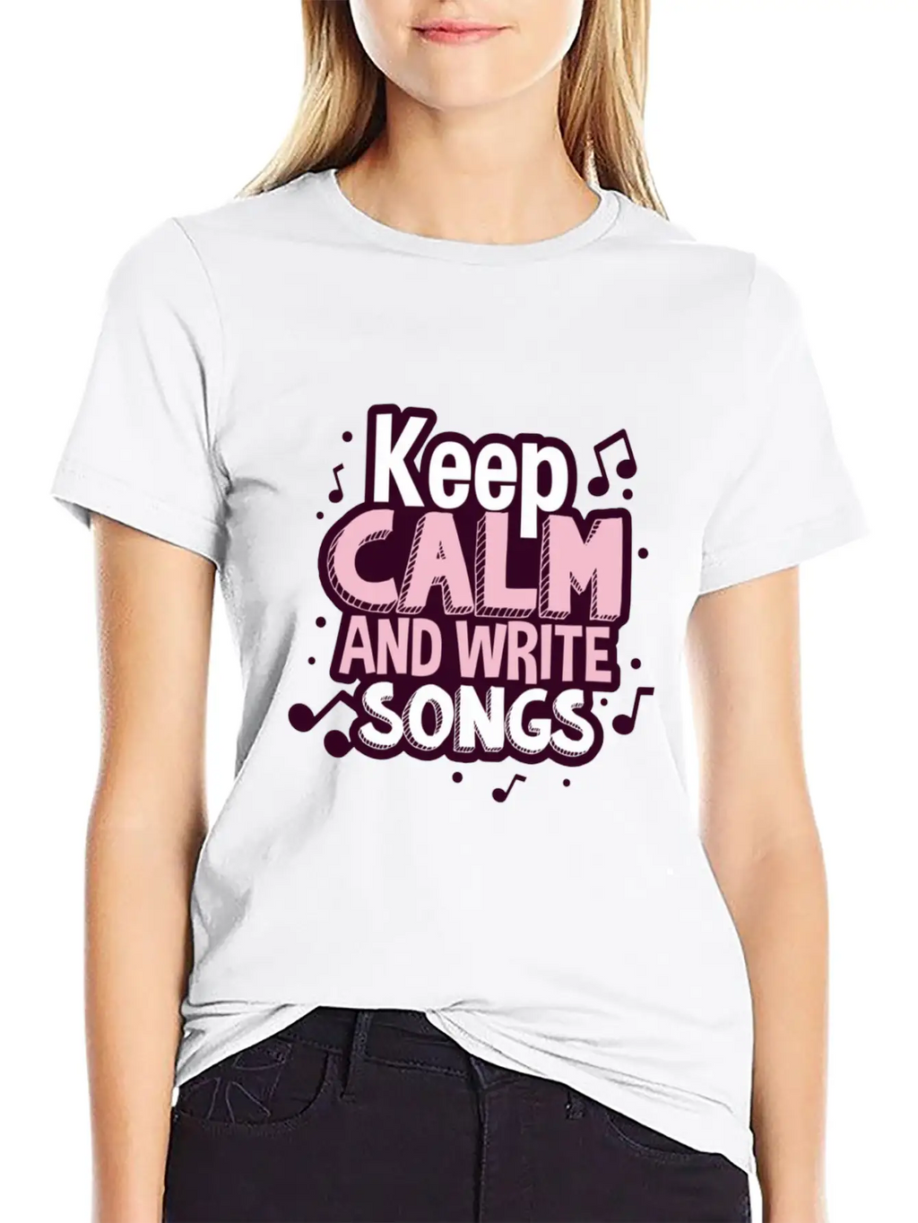 Songwriter Musician Singer Singing Breathable Soft Cotton T-Shirt – Timeless Casual Look
