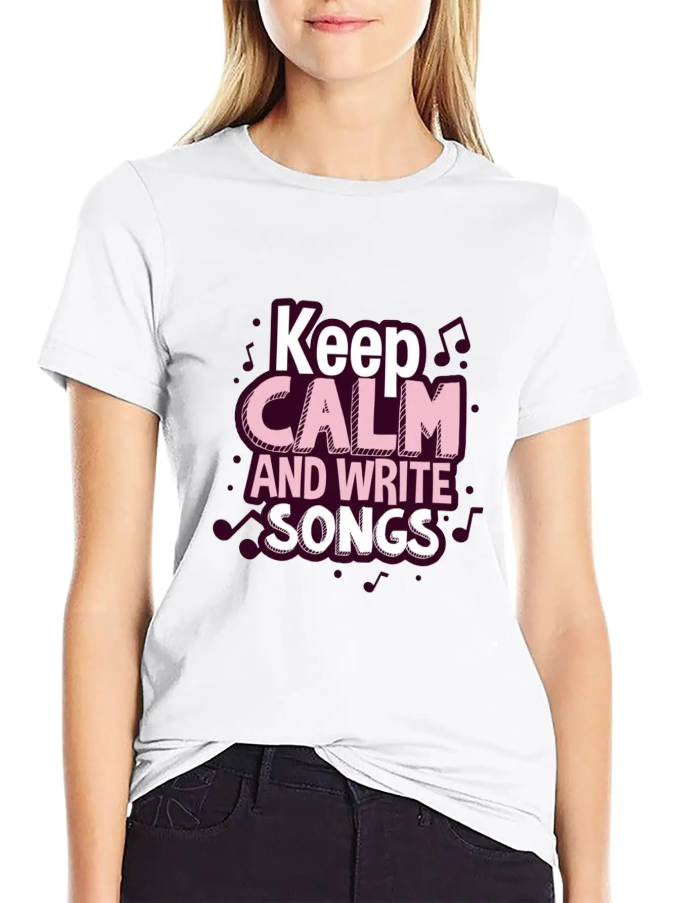 Songwriter Musician Singer Singing Breathable Soft Cotton T-Shirt – Timeless Casual Look