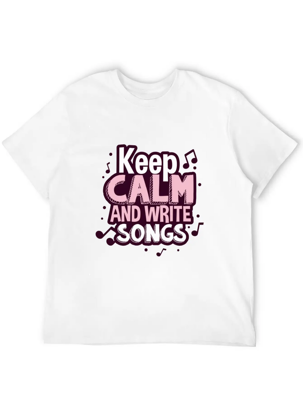 Songwriter Musician Singer Singing Breathable Soft Cotton T-Shirt – Timeless Casual Look
