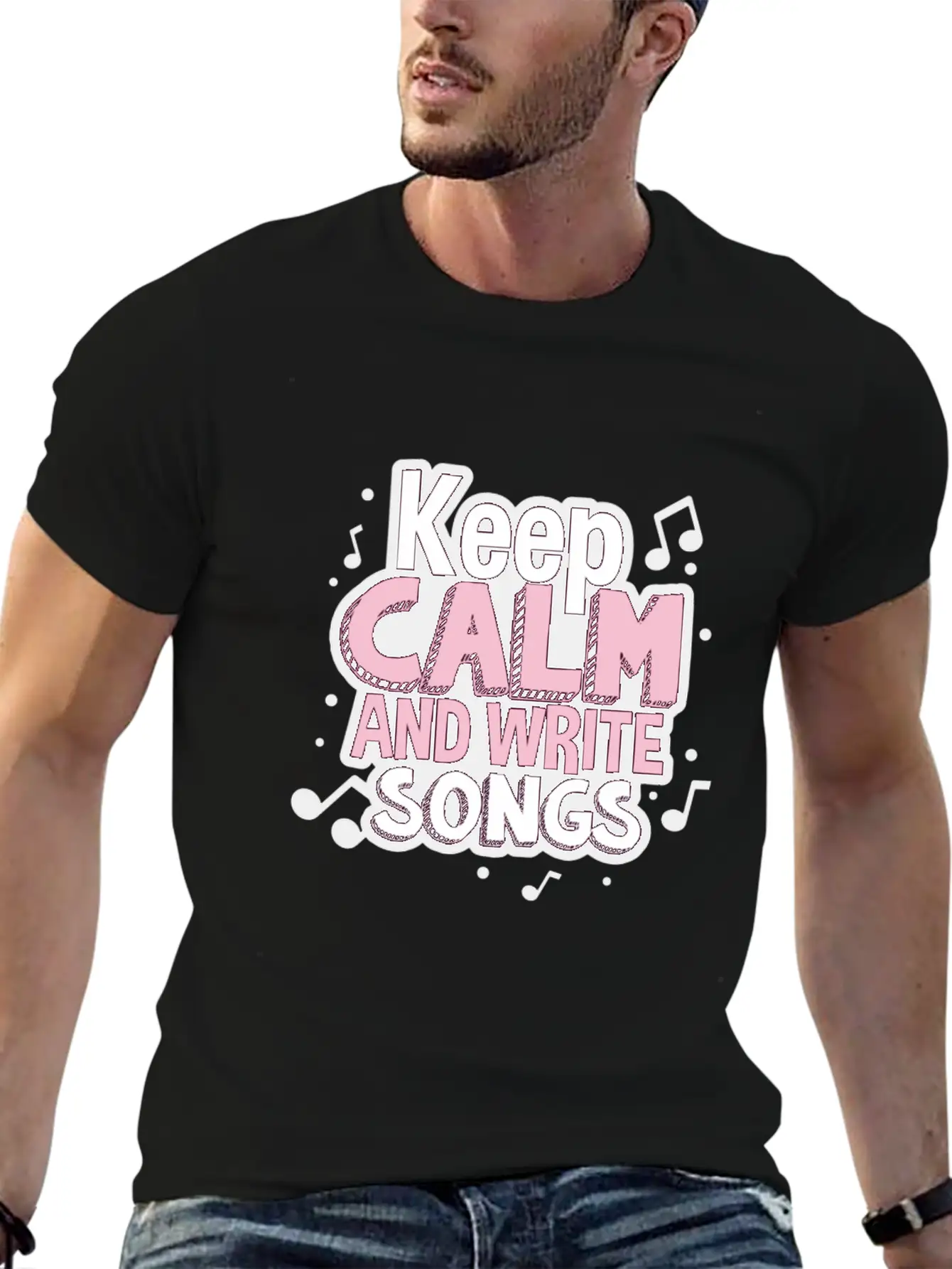 Songwriter Musician Singer Singing Breathable Soft Cotton T-Shirt – Timeless Casual Look
