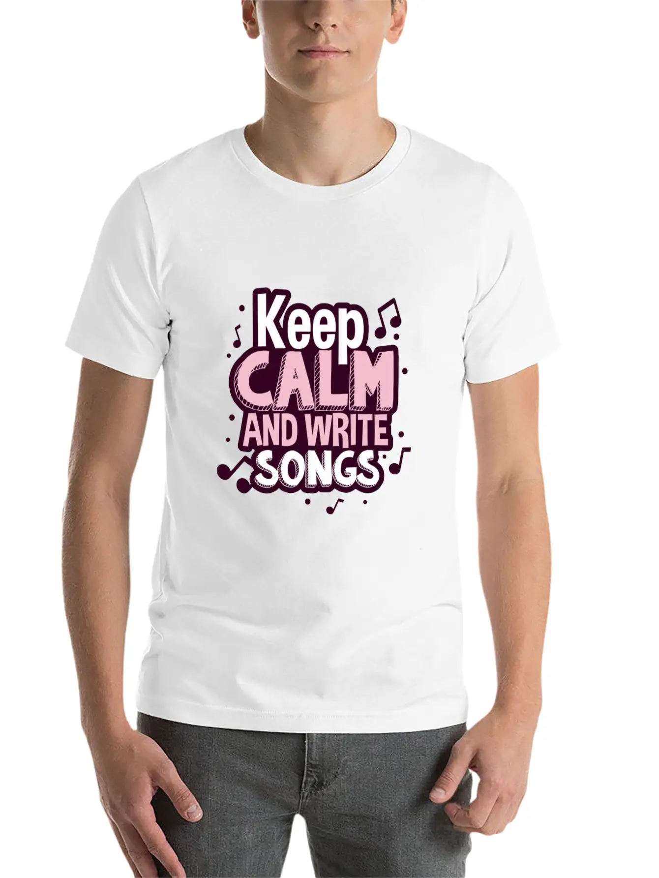 Songwriter Musician Singer Singing Breathable Soft Cotton T-Shirt – Timeless Casual Look