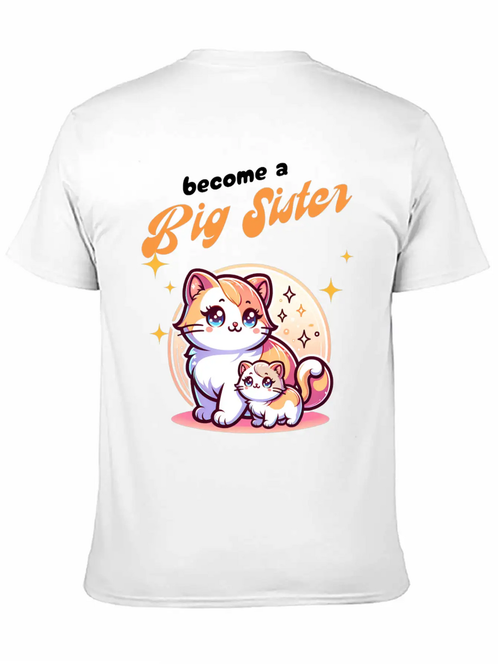 Soon I'll Be A Big Sister Cute Cats Unisex Casual T-Shirt – Clean Design For Daily Comfort