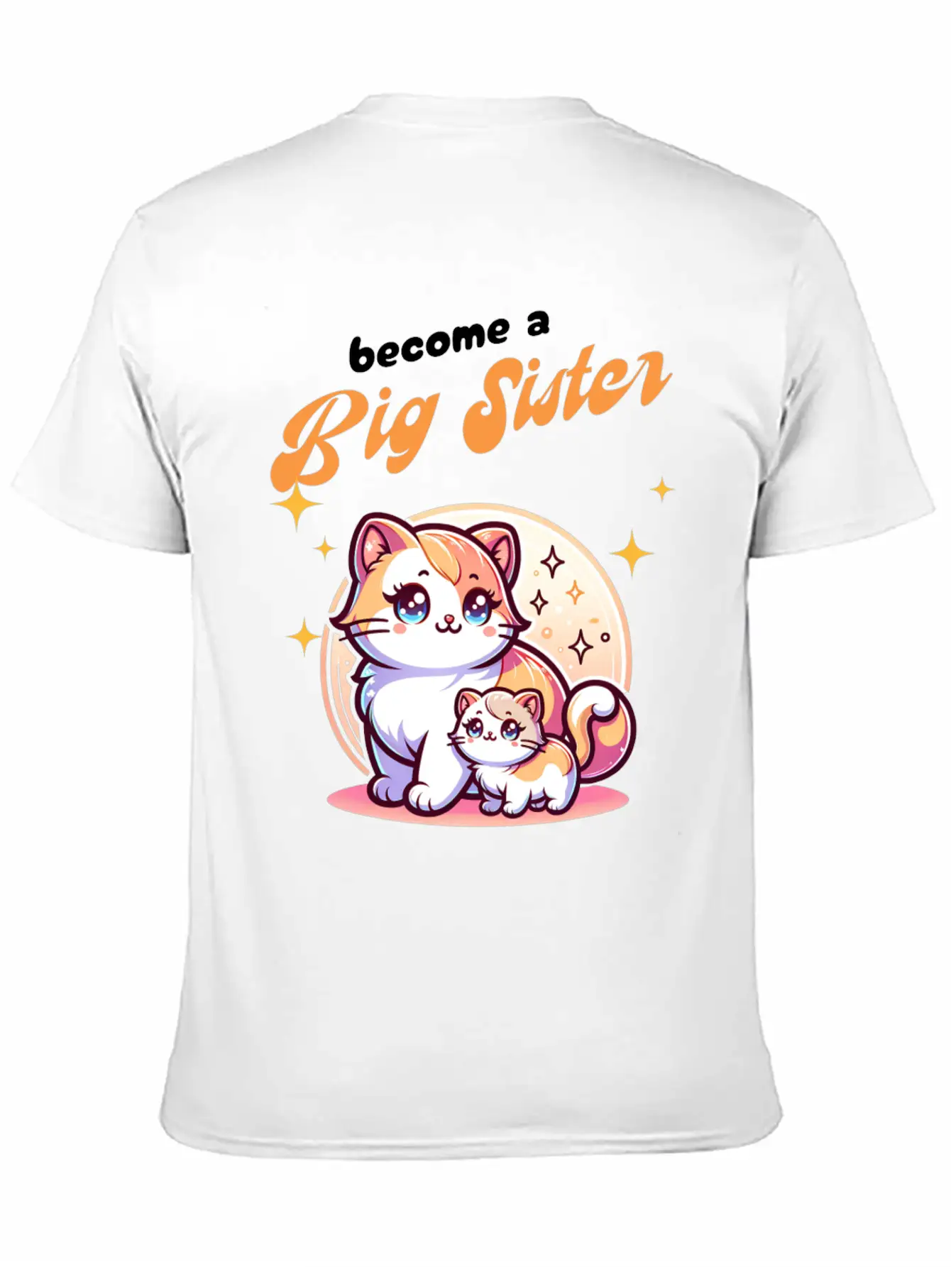 Soon I'll Be A Big Sister Cute Cats Unisex Casual T-Shirt – Clean Design For Daily Comfort