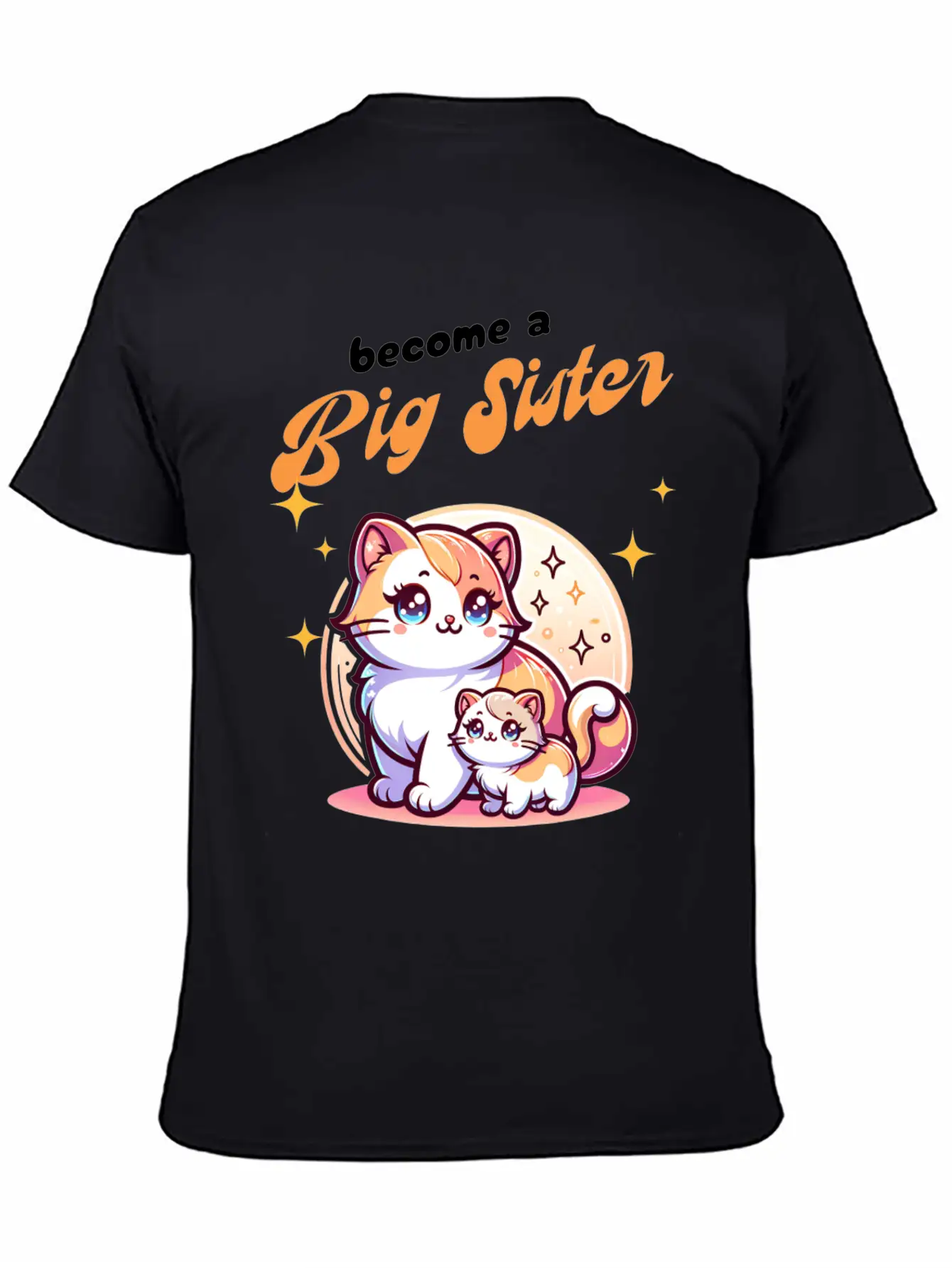 Soon I'll Be A Big Sister Cute Cats Unisex Casual T-Shirt – Clean Design For Daily Comfort