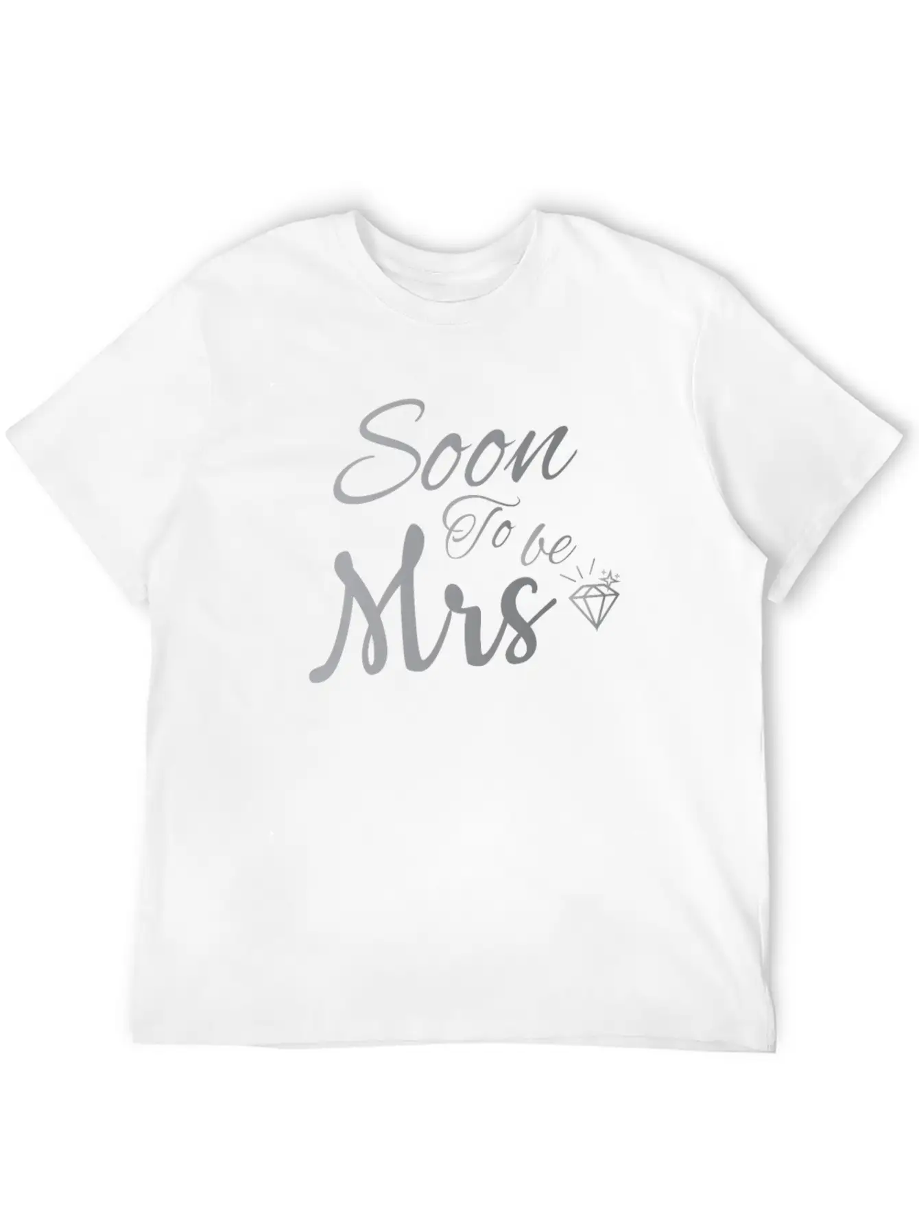 Soon To Be Mrs Wifey | Future Mrs | Just Marrieds Basic Graphic T-Shirt – Daily Comfort In Soft Cotton