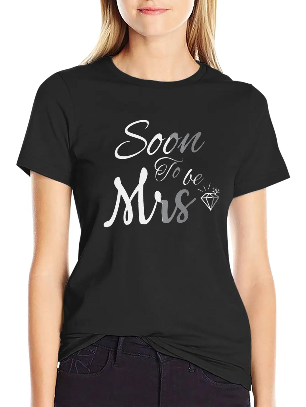 Soon To Be Mrs Wifey | Future Mrs | Just Marrieds Basic Graphic T-Shirt – Daily Comfort In Soft Cotton