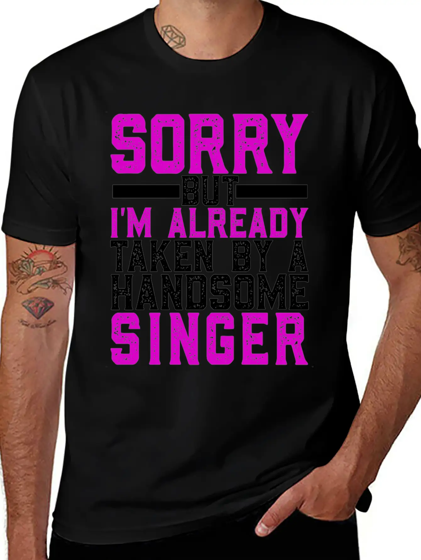 Sorry But I'm Already Taken By A Handsome Singer Timeless Short Sleeve Tee – Comfy And Minimalist Design