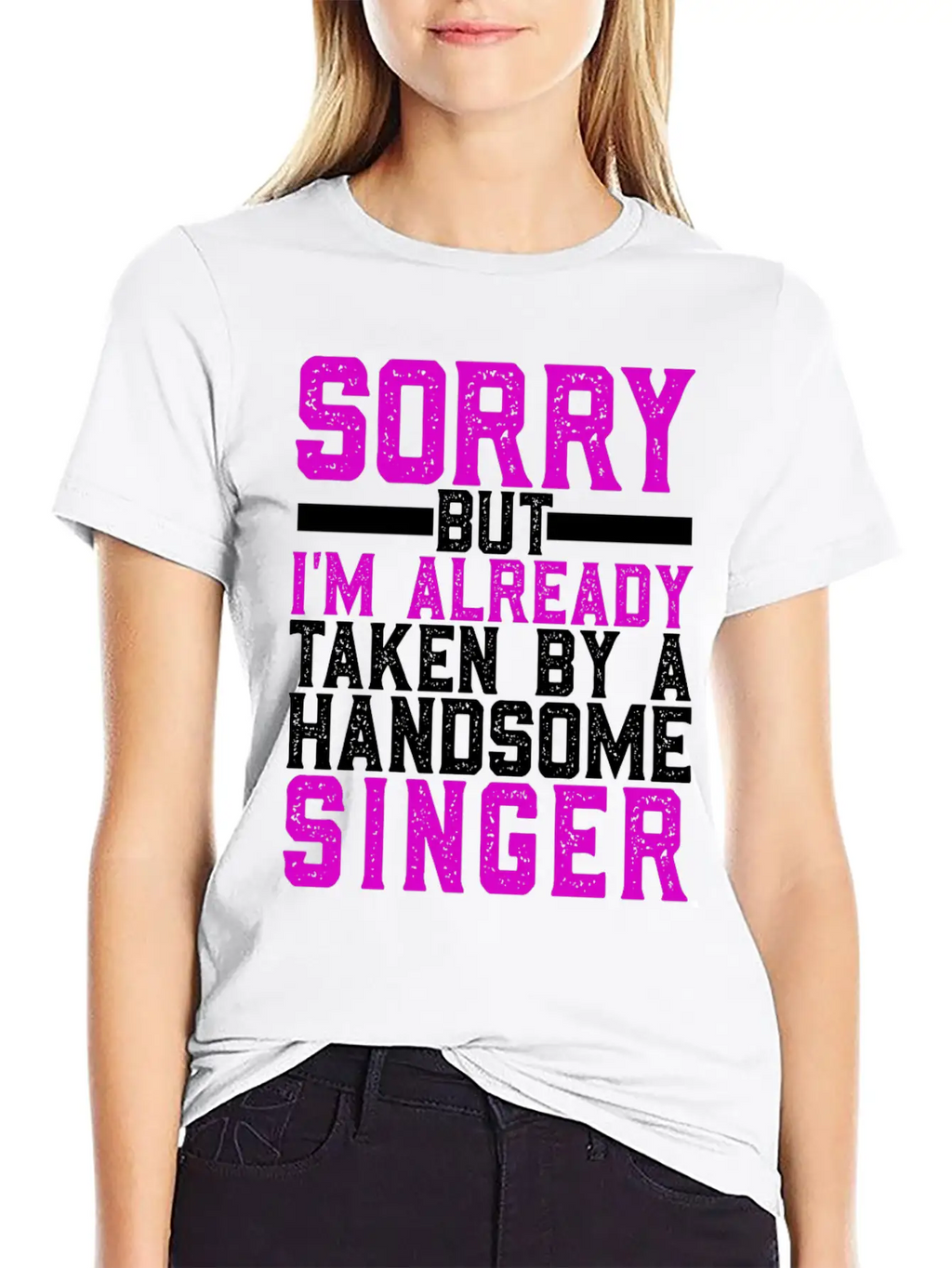 Sorry But I'm Already Taken By A Handsome Singer Timeless Short Sleeve Tee – Comfy And Minimalist Design