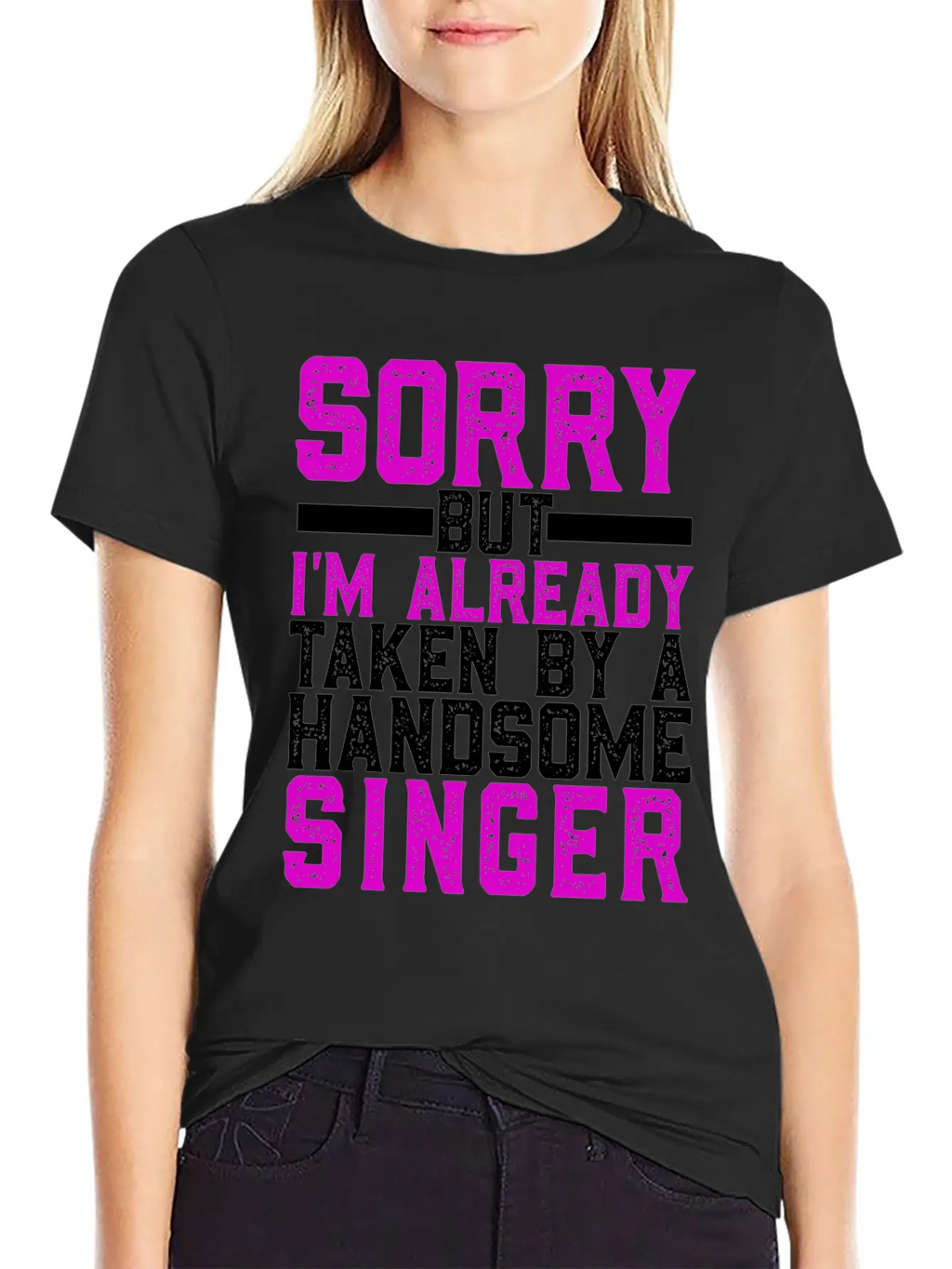 Sorry But I'm Already Taken By A Handsome Singer Timeless Short Sleeve Tee – Comfy And Minimalist Design