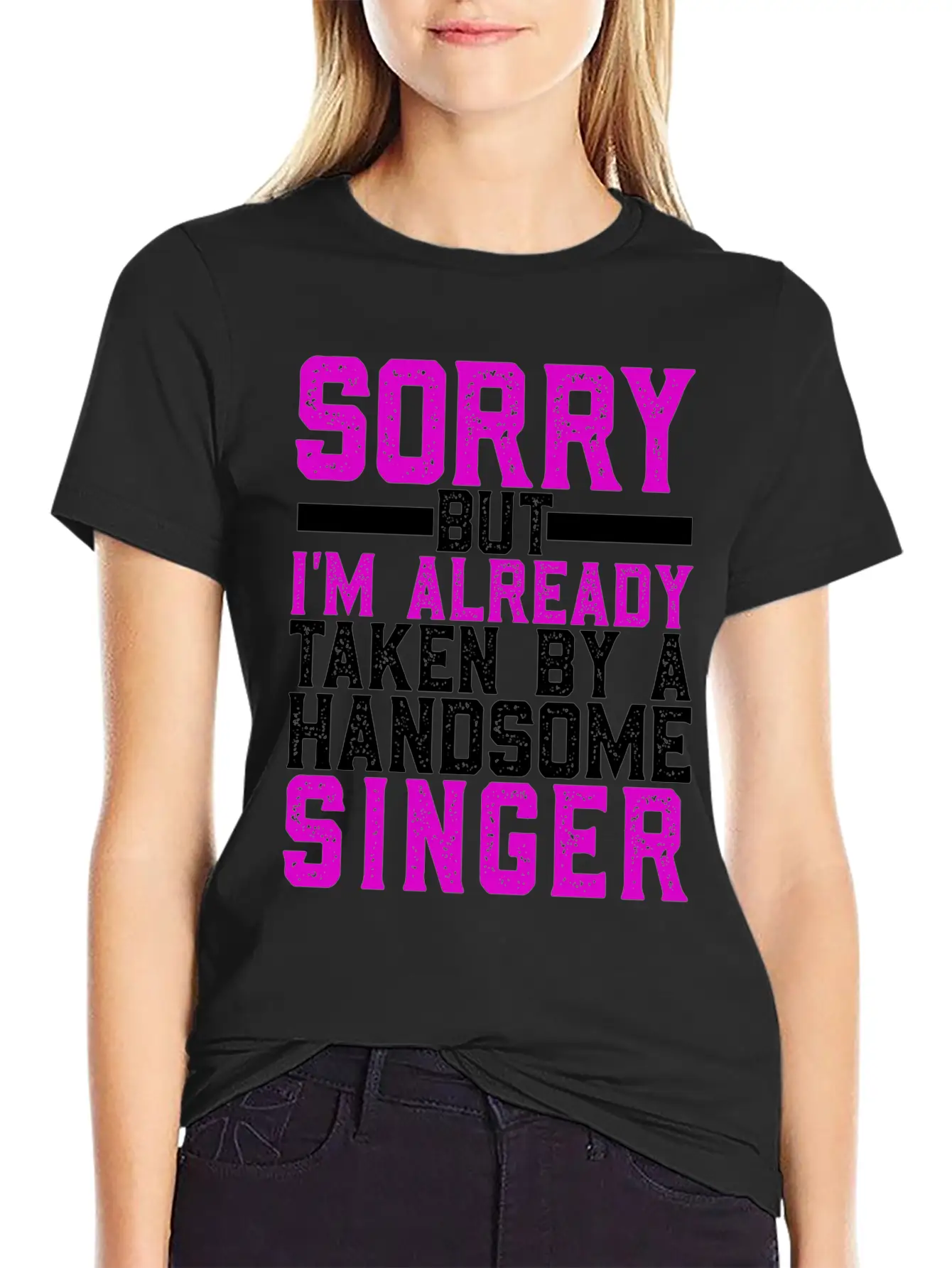 Sorry But I'm Already Taken By A Handsome Singer Timeless Short Sleeve Tee – Comfy And Minimalist Design