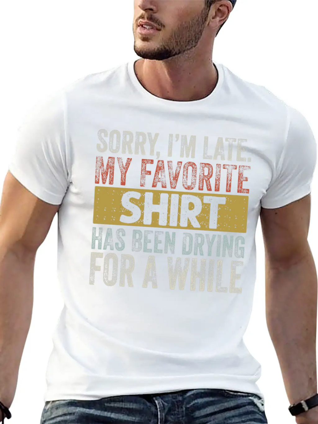 Sorry Im Late Housewife Cleaning Men Women Funny Breathable Soft Cotton T-Shirt – Timeless Casual Look