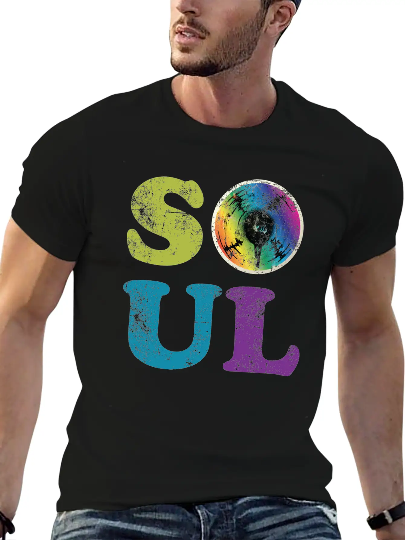 Soul Retro Breathable Graphic T-Shirt – Perfect For Casual Days