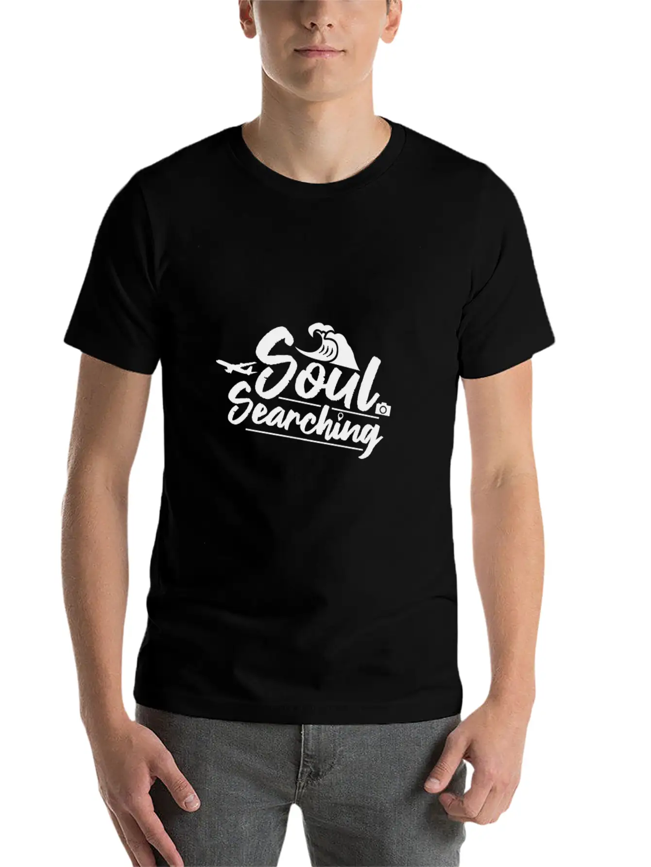 Soul Searching Stylish Everyday T-Shirt – Unisex Basic Cotton Tee
