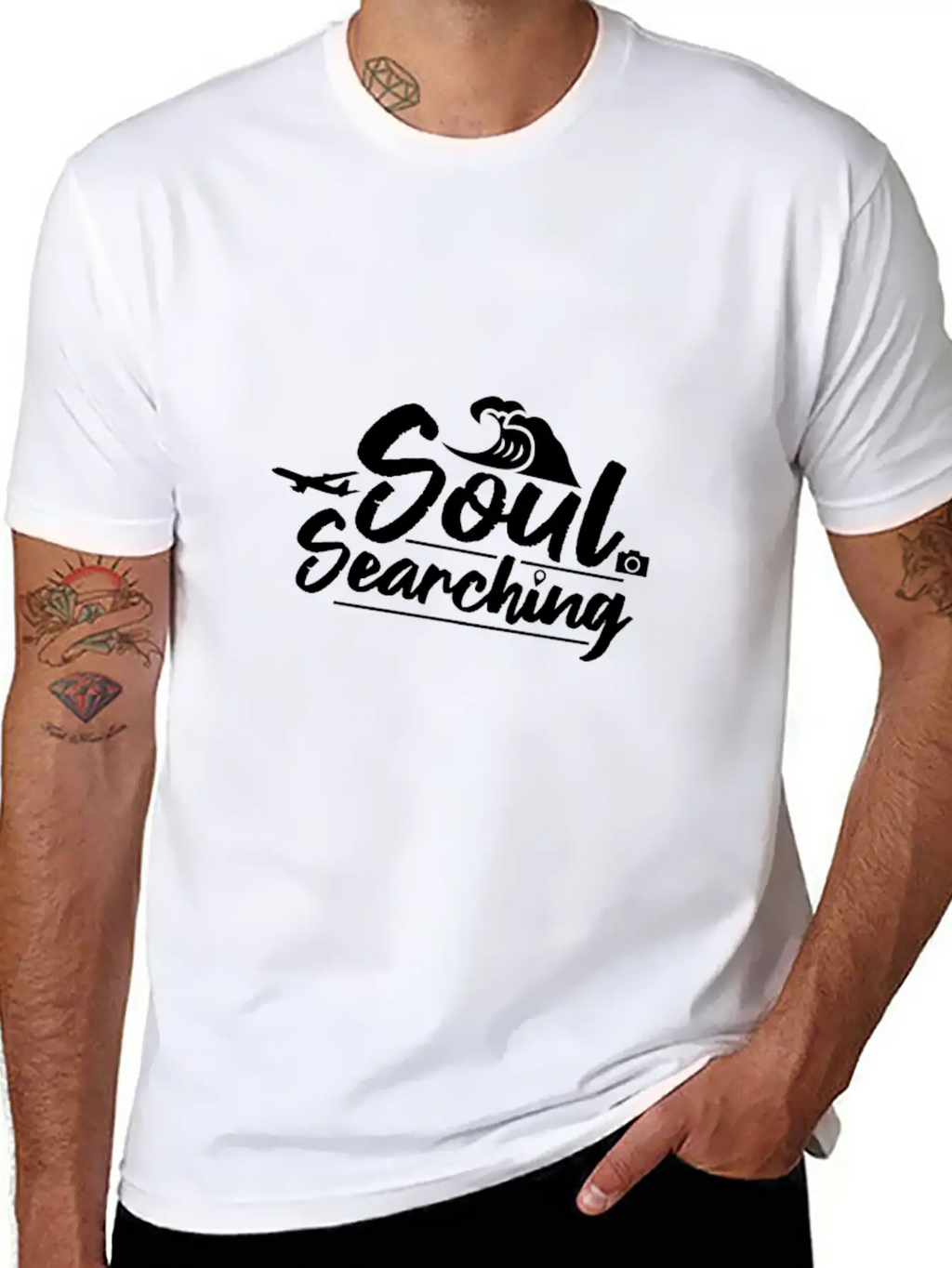 Soul Searching Stylish Everyday T-Shirt – Unisex Basic Cotton Tee