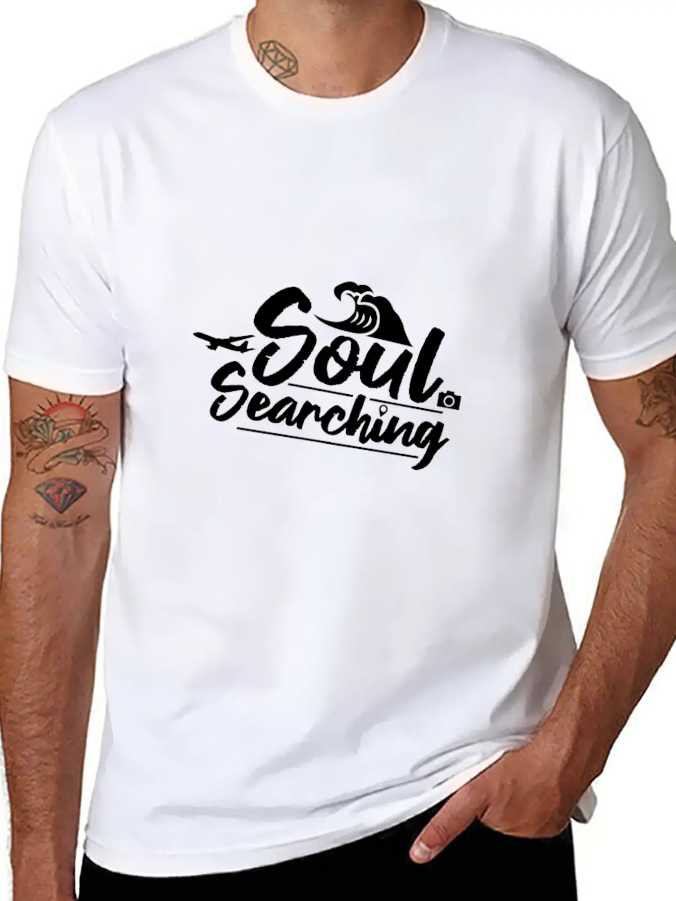 Soul Searching Stylish Everyday T-Shirt – Unisex Basic Cotton Tee
