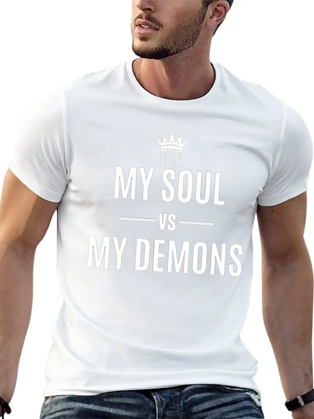 Soul V Demons Basic Graphic T-Shirt – Daily Comfort In Soft Cotton