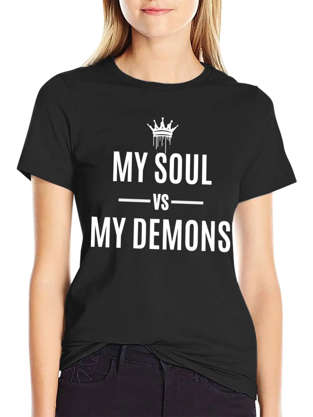 Soul V Demons Basic Graphic T-Shirt – Daily Comfort In Soft Cotton