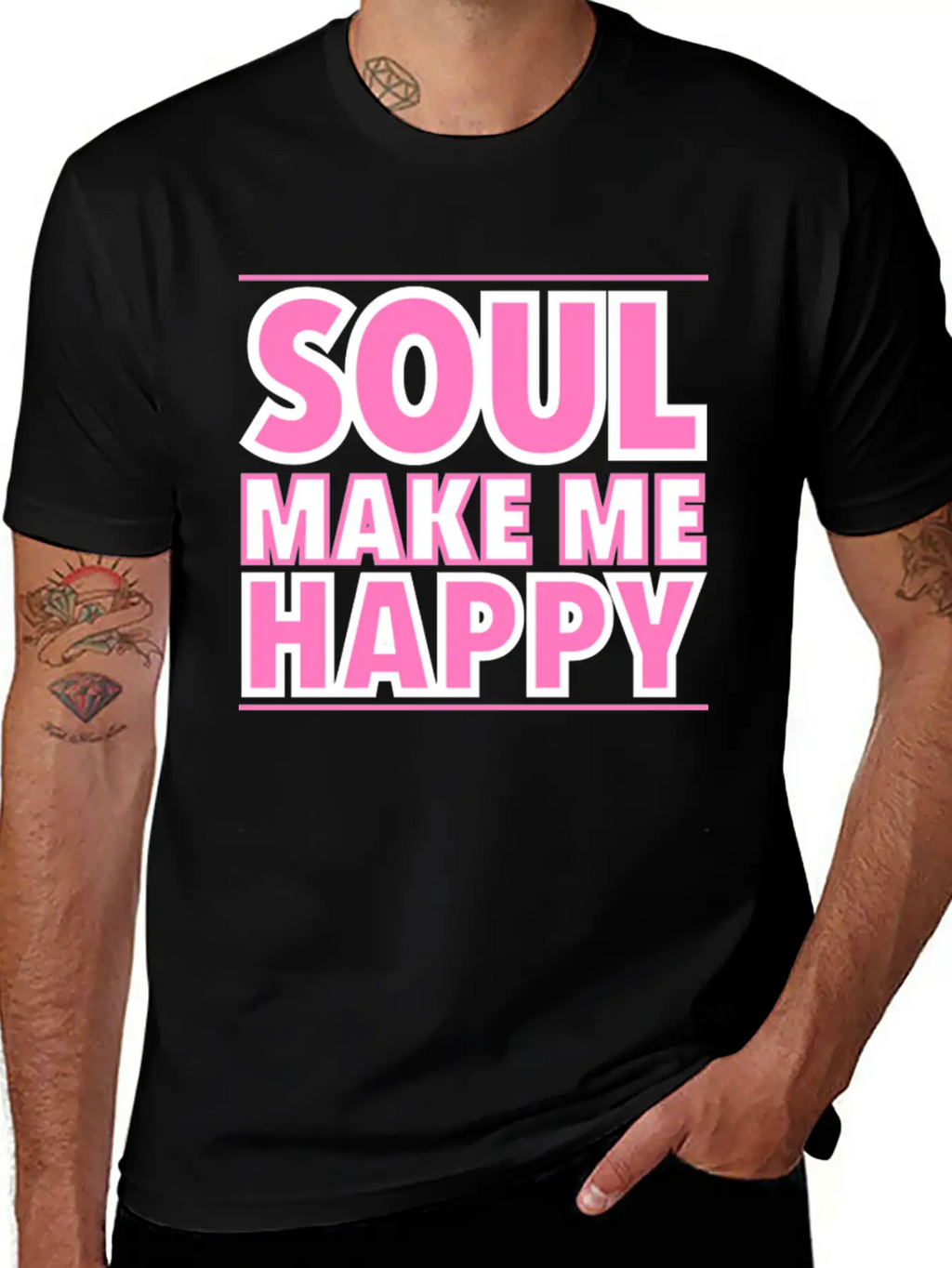 Soulmusic I Blues I Soul I Gift I Afro Relaxed Everyday Tee – Lightweight And Durable Cotton