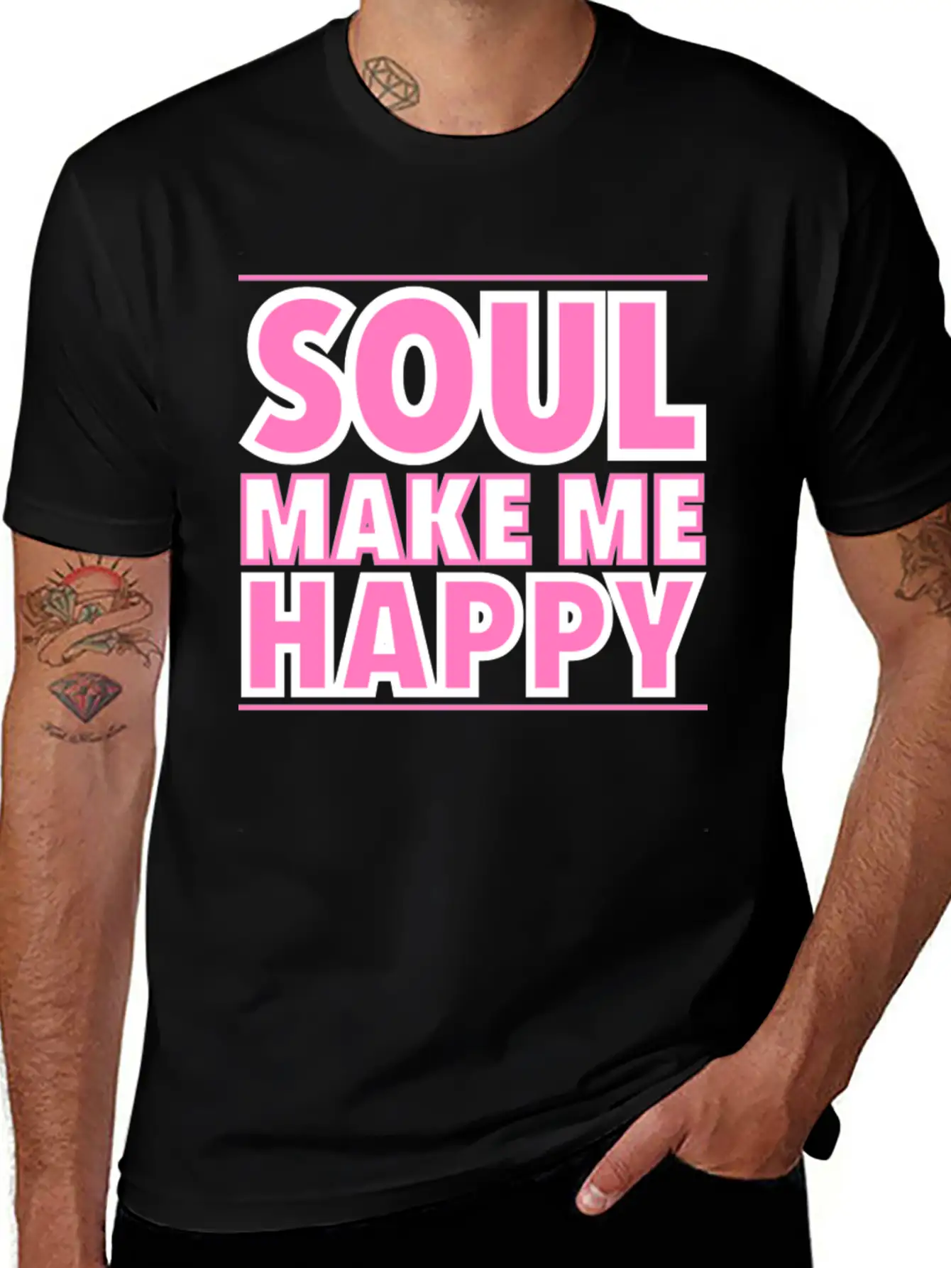 Soulmusic I Blues I Soul I Gift I Afro Relaxed Everyday Tee – Lightweight And Durable Cotton